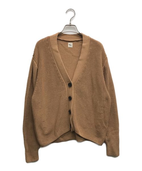 【中古・古着通販】Ron Herman (ロンハーマン) Mercerized Cotton Cardigan/マーセライズ コットンカーディガン  ブラウン サイズ:XS｜ブランド・古着通販 トレファク公式【TREFAC FASHION】スマホサイト