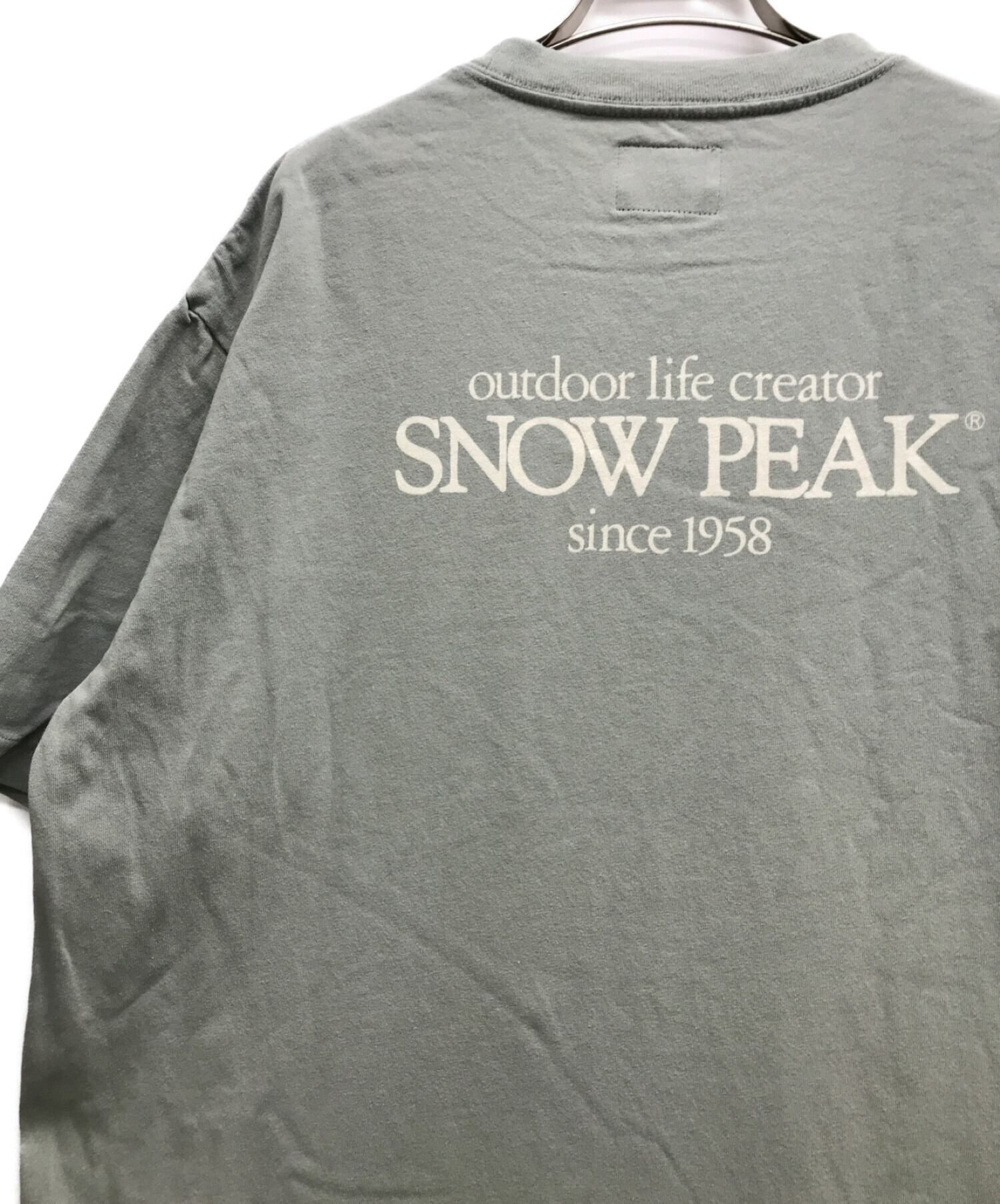 snow peak JOURNAL STANDARD relume (ジャーナルスタンダード レリューム) RE Classic Logo  Printed G.D ワンピース グリーン サイズ:記載なし（実寸サイズを参照ください）