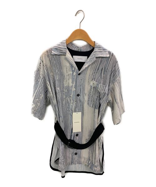 中古・古着通販】MURRAL (ミューラル) Baum shirt with waist belt グレー サイズ:F｜ブランド・古着通販  トレファク公式【TREFAC FASHION】スマホサイト