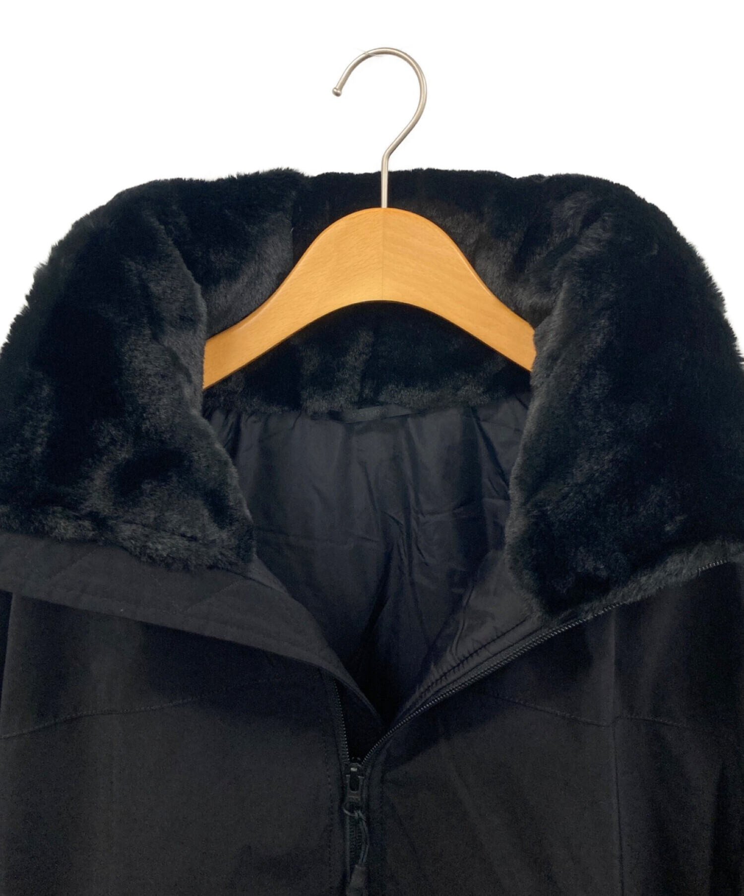 AP STUDIO (エーピーストゥディオ) パディングジャケット ブラック サイズ:38