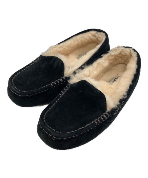 【中古・古着通販】UGG (アグ) モカシンシューズ ブラック サイズ