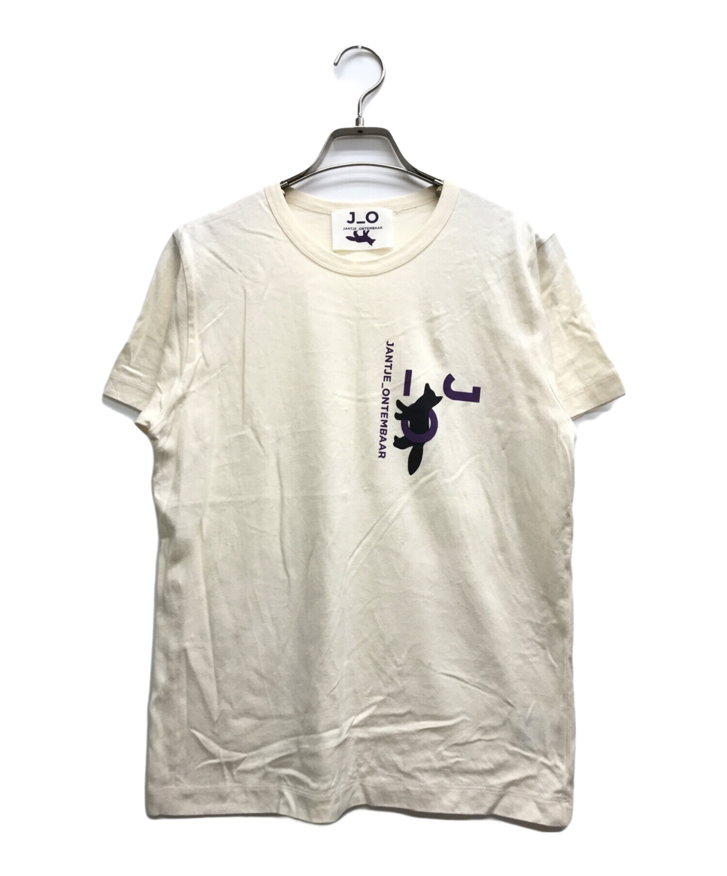 JANTJE ONTEMBAAR (ヤンチェ オンテンバール) maison kitsune (メゾンキツネ) プリントTシャツ ベージュ サイズ:XS