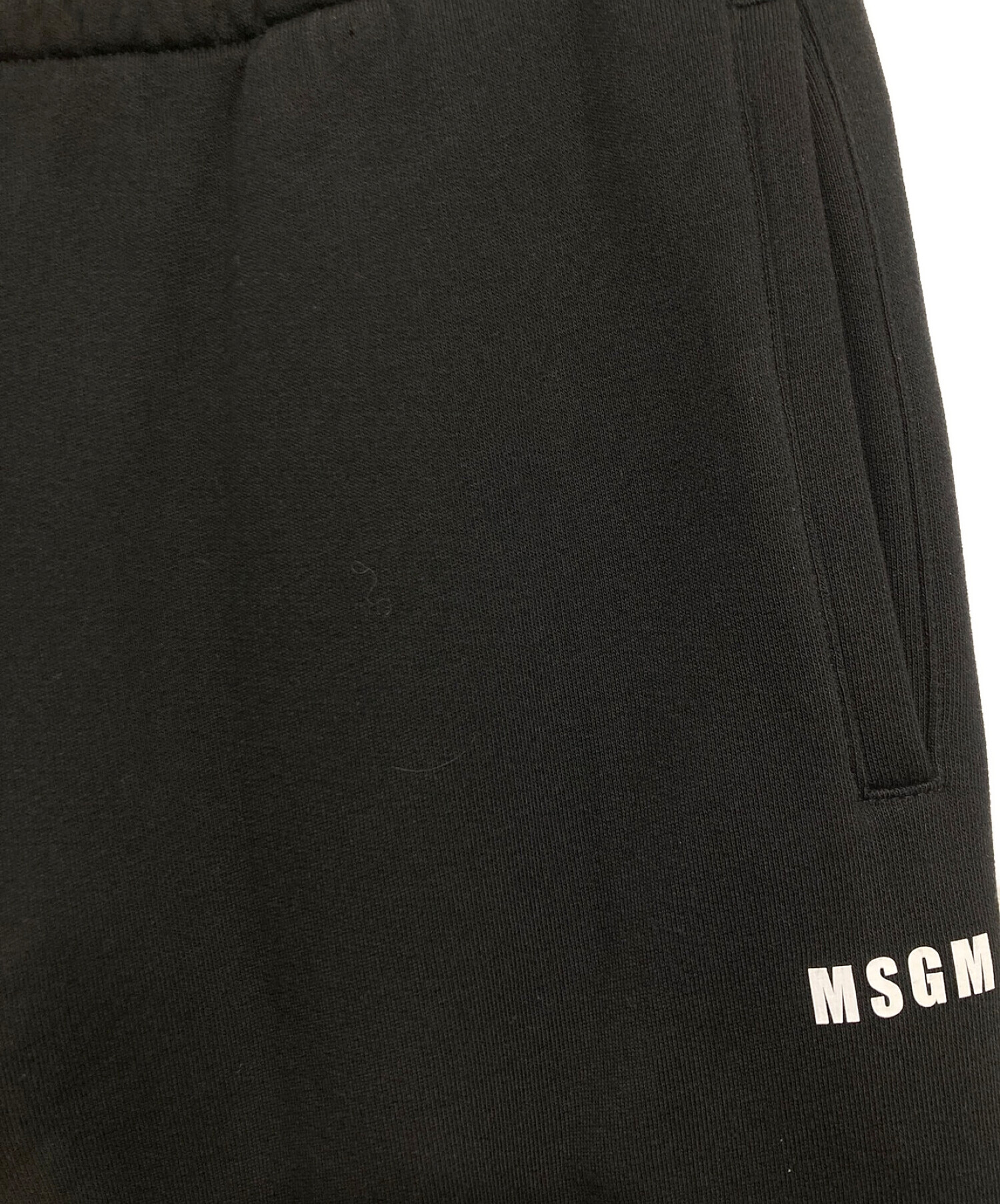 MSGM (エムエスジーエム) スウェットパンツ ブラック サイズ:M