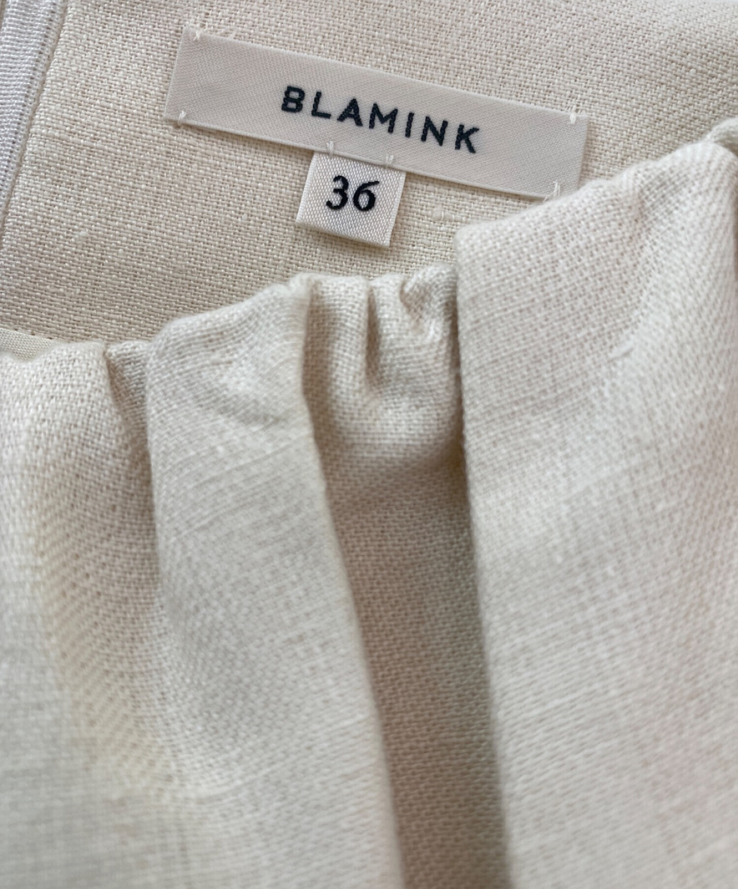 中古・古着通販】BLAMINK (ブラミンク) リネンタイトスカート オフホワイト サイズ:36｜ブランド・古着通販 トレファク公式【TREFAC  FASHION】スマホサイト