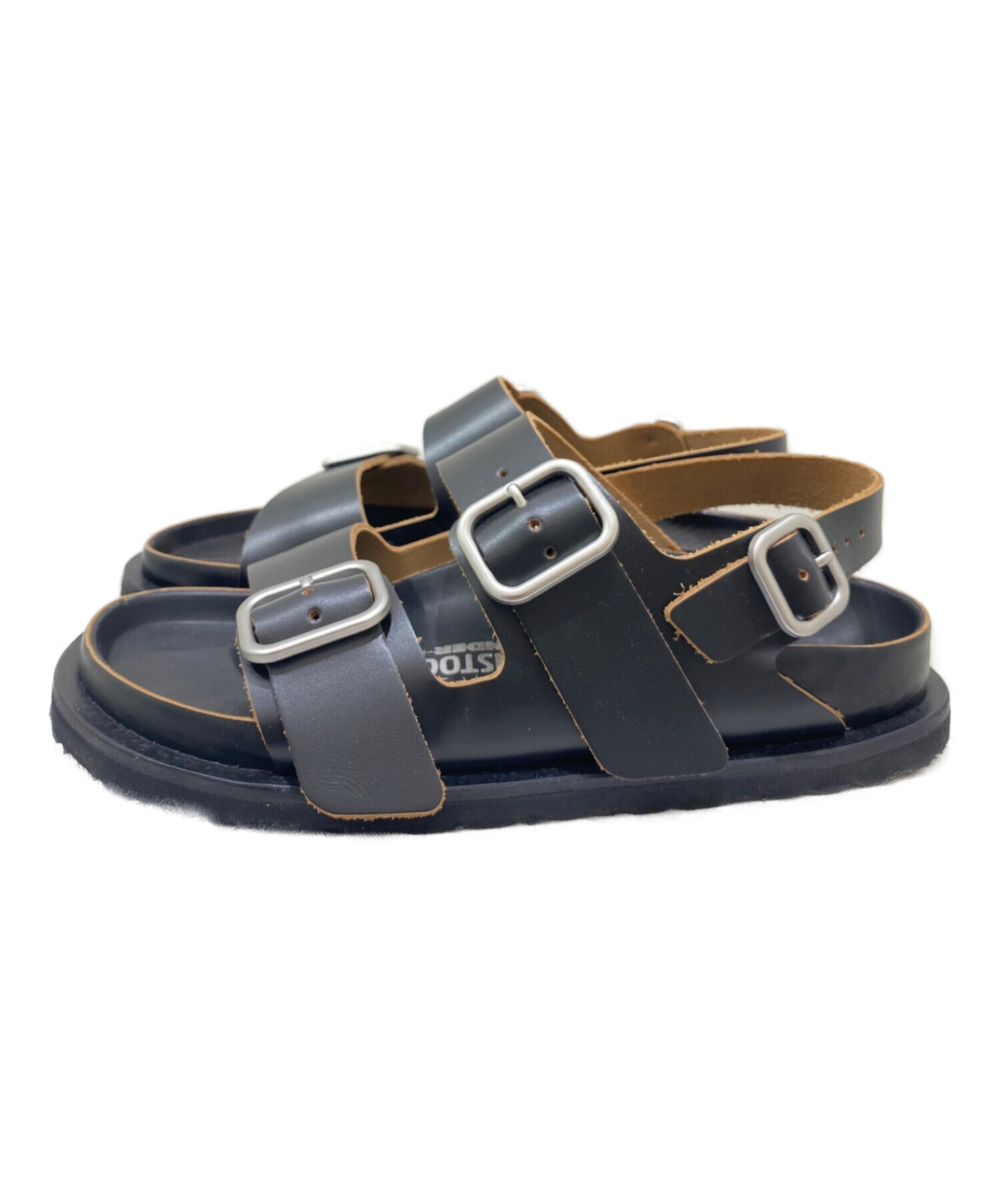 BIRKENSTOCK (ビルケンシュトック) JIL SANDER (ジルサンダー) MILANOサンダル ブラック サイズ:38