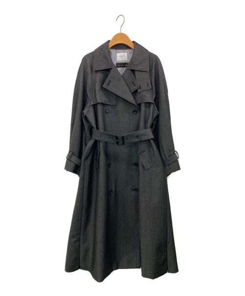 【中古・古着通販】AMERI (アメリ) SUPERIOR FLARE TRENCH COAT グレー サイズ:S｜ブランド・古着通販  トレファク公式【TREFAC FASHION】スマホサイト