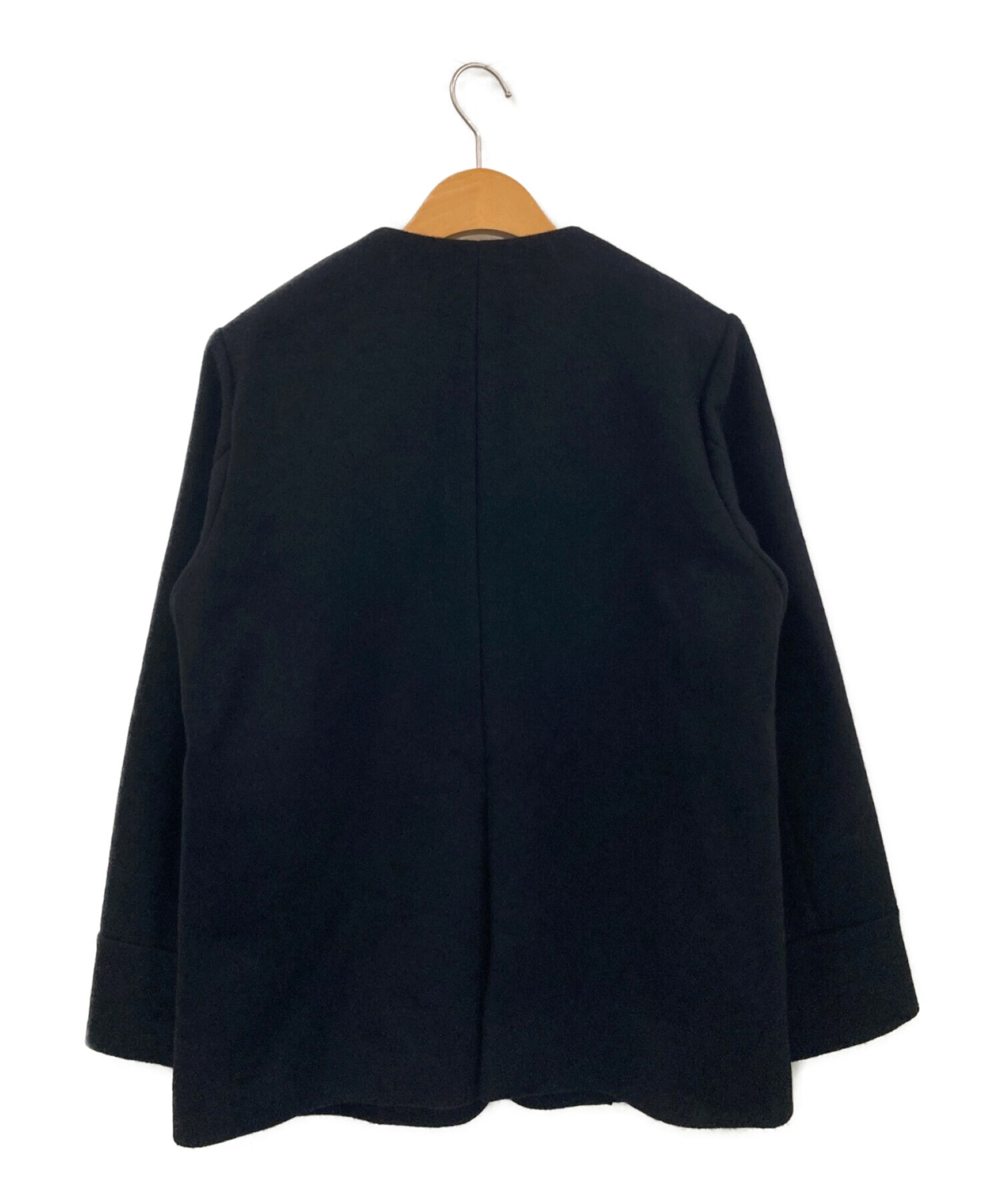 中古・古着通販】CLANE (クラネ) NO COLLAR CHINA COAT ブラック サイズ:2｜ブランド・古着通販  トレファク公式【TREFAC FASHION】スマホサイト