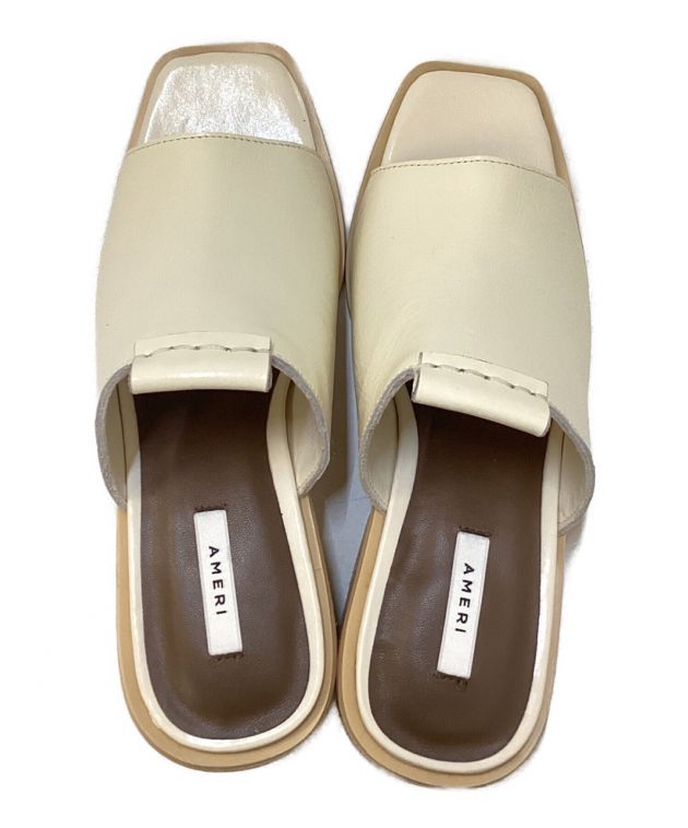 Ameri VINTAGE (アメリヴィンテージ) TAB EASY SANDAL アイボリー×ベージュ サイズ:M