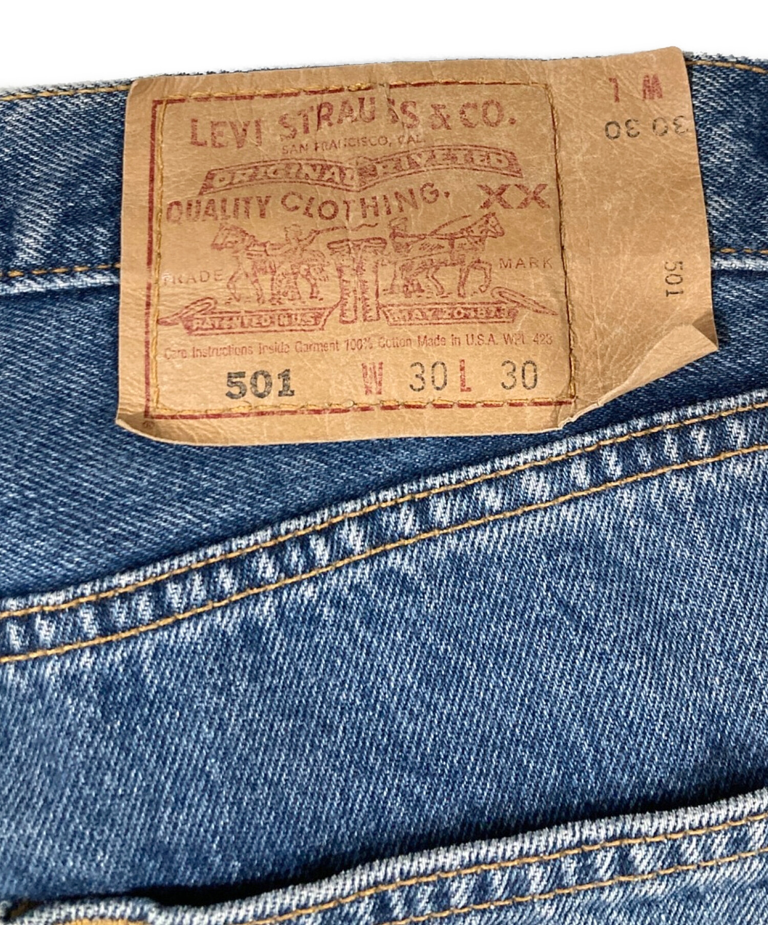 中古・古着通販】LEVI'S (リーバイス) デニムパンツ ブルー サイズ:W30 ...