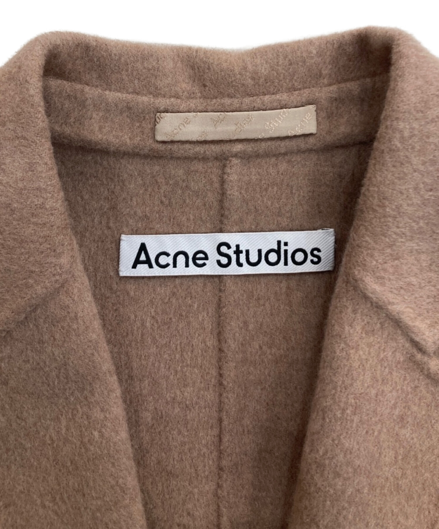 ACNE STUDIOS (アクネストゥディオス) シングルブレストコート キャメル サイズ:32