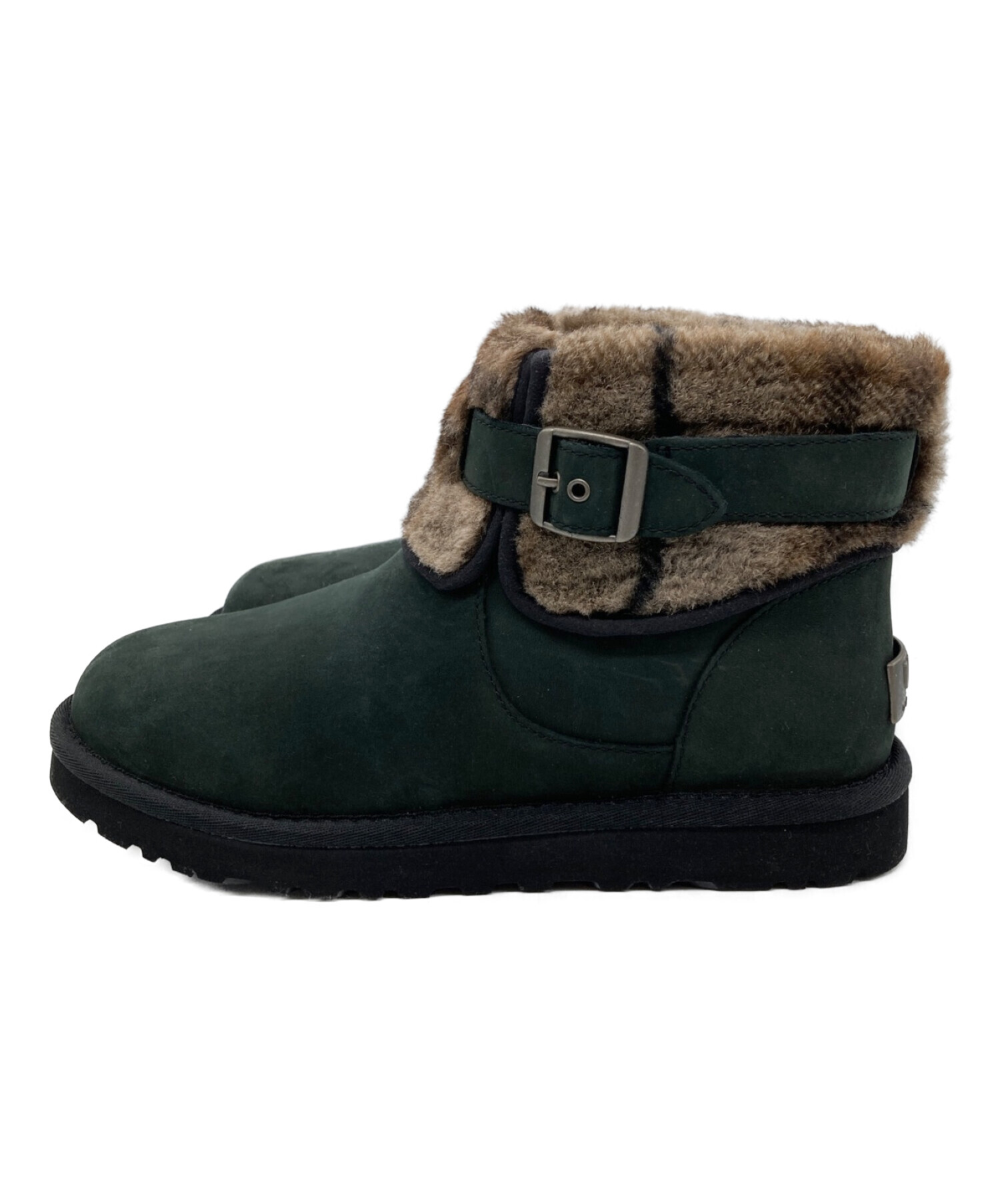 中古・古着通販】UGG (アグ) ムートンブーツ ブラウン×ブラック サイズ