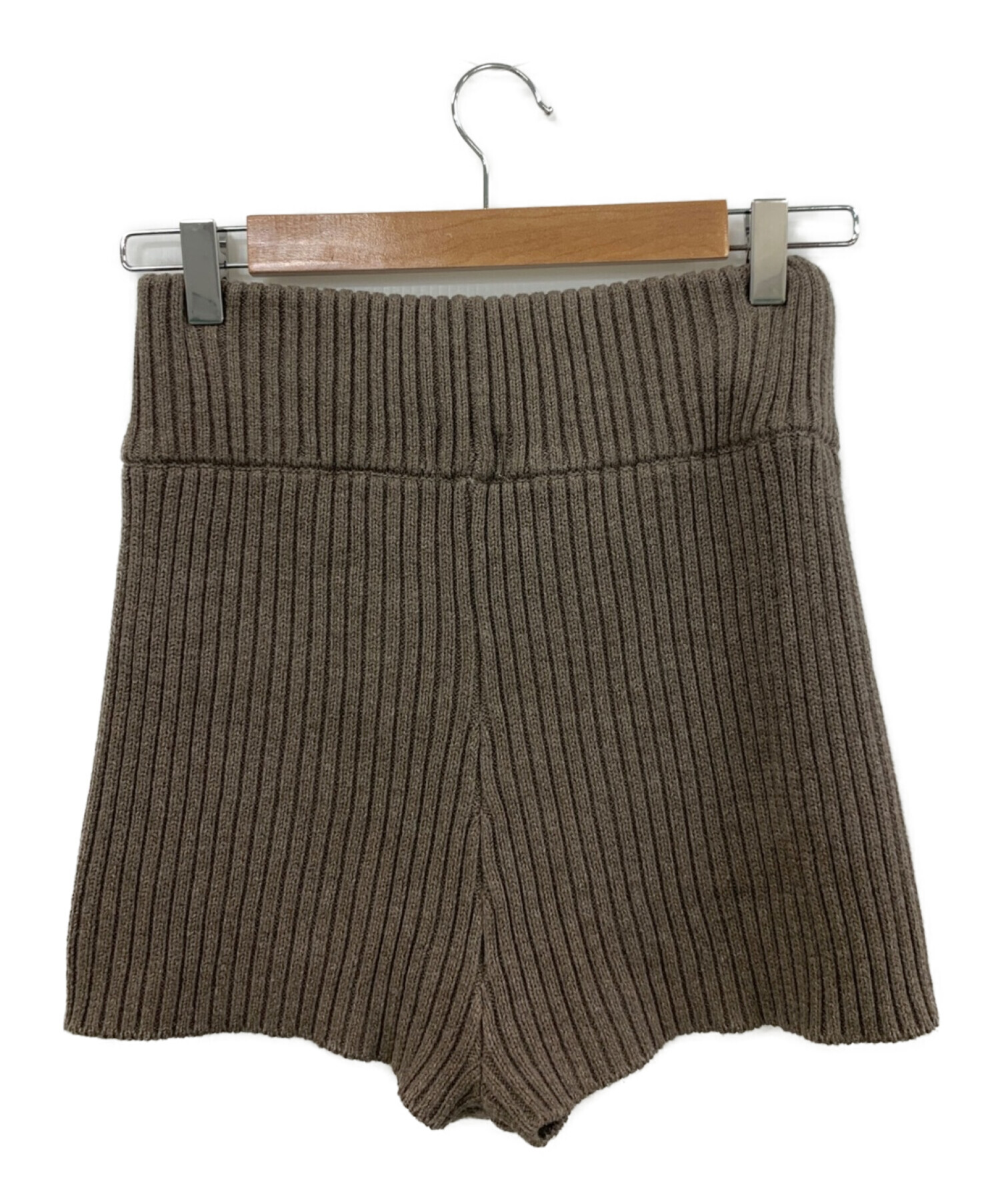 通販早割juemi Heather Knit Shorts オリーブ 新品未使用 ショートパンツ