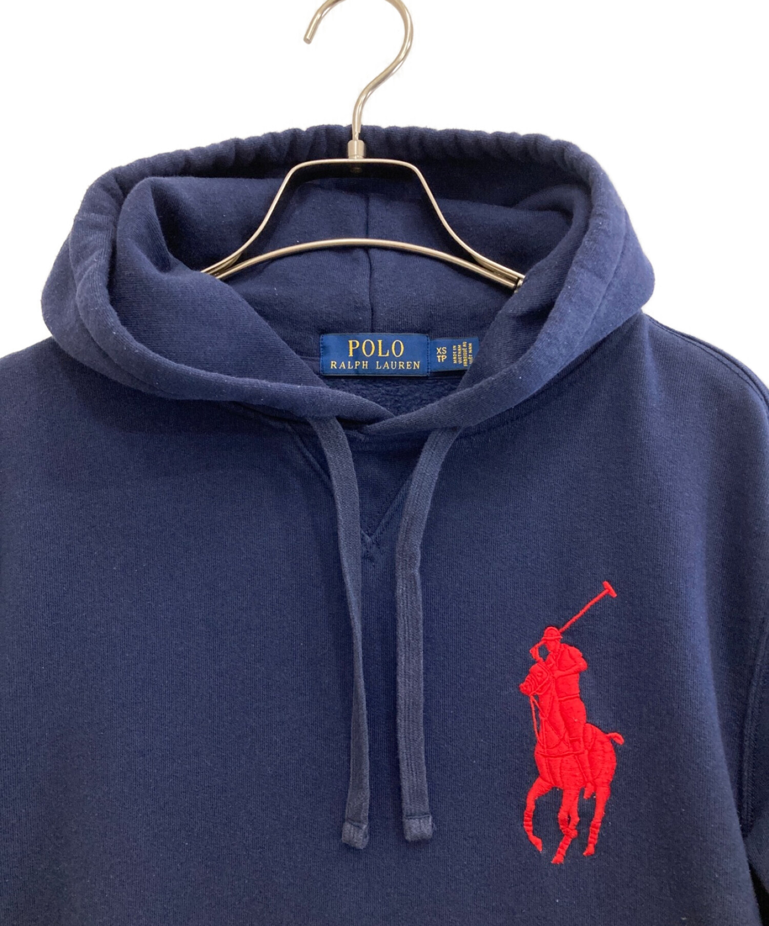 POLO RALPH LAUREN (ポロ・ラルフローレン) プルオーバーパーカー ネイビー サイズ:XS/TP