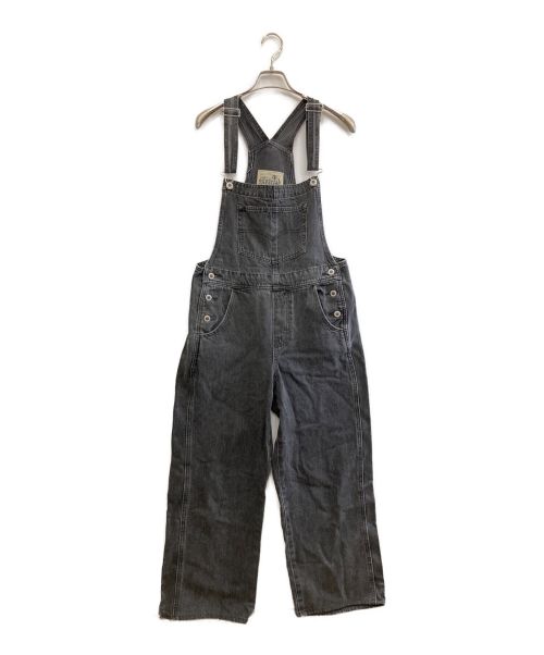 中古・古着通販】LEVI'S (リーバイス) オーバーオール ブラック サイズ