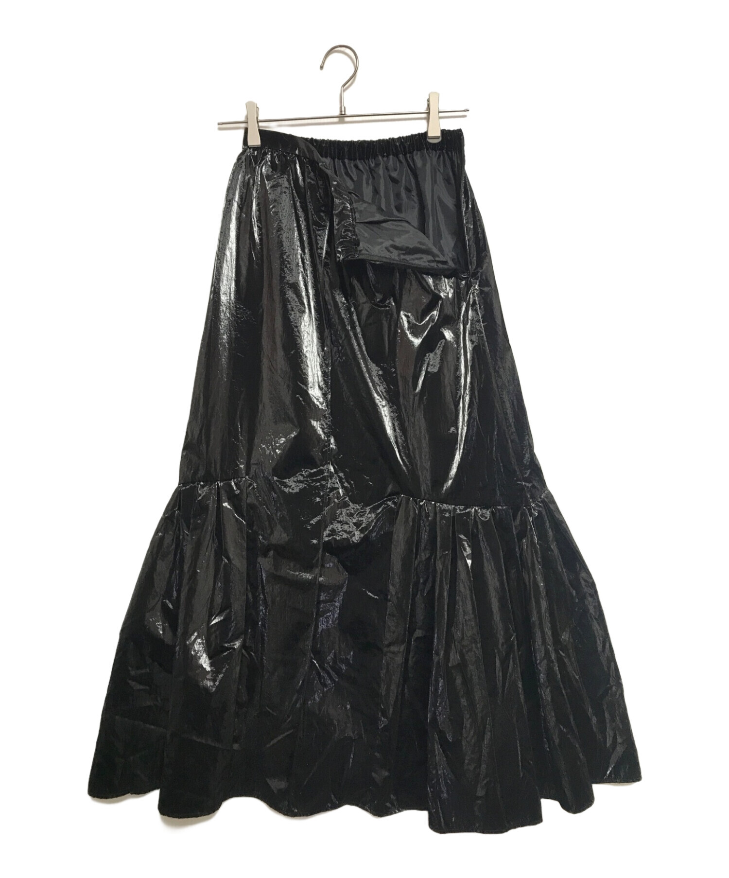 PUBLIC TOKYO (パブリックトウキョウ) グリッターロングスカート ブラック サイズ:FREE