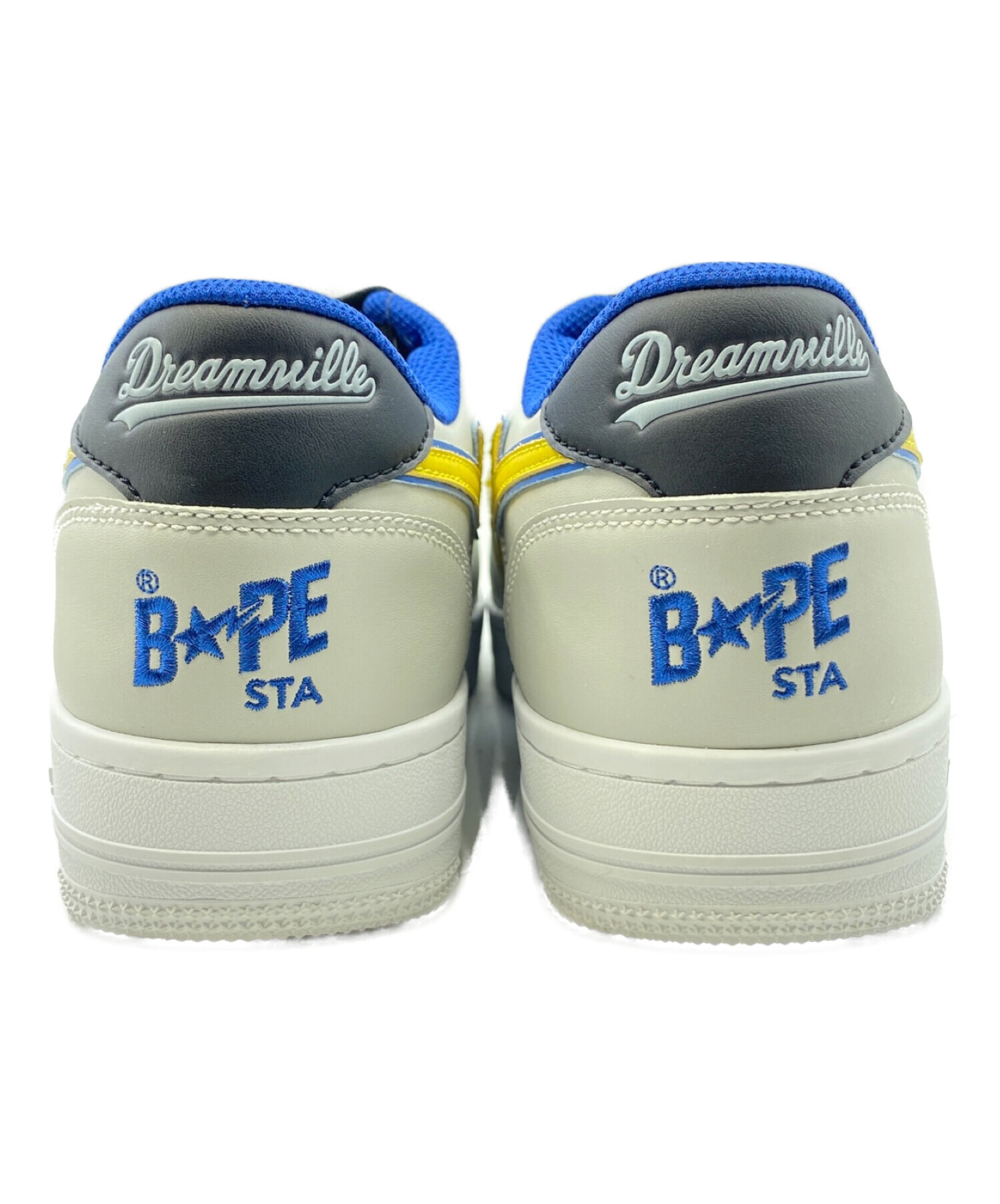 BAPESTA (ベイプスタ) Dreamville (ドリームビル) Bape Sta Low グレー×イエロー サイズ:27cm(US 9)  未使用品