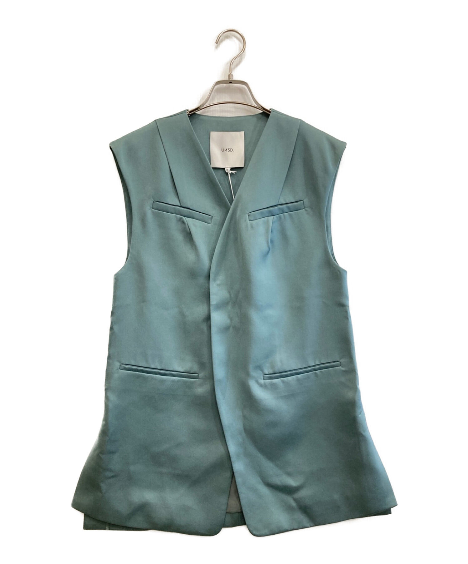 卸し売り購入 UN3D satin vest サテン ジレ ベスト 36 ベスト/ジレ