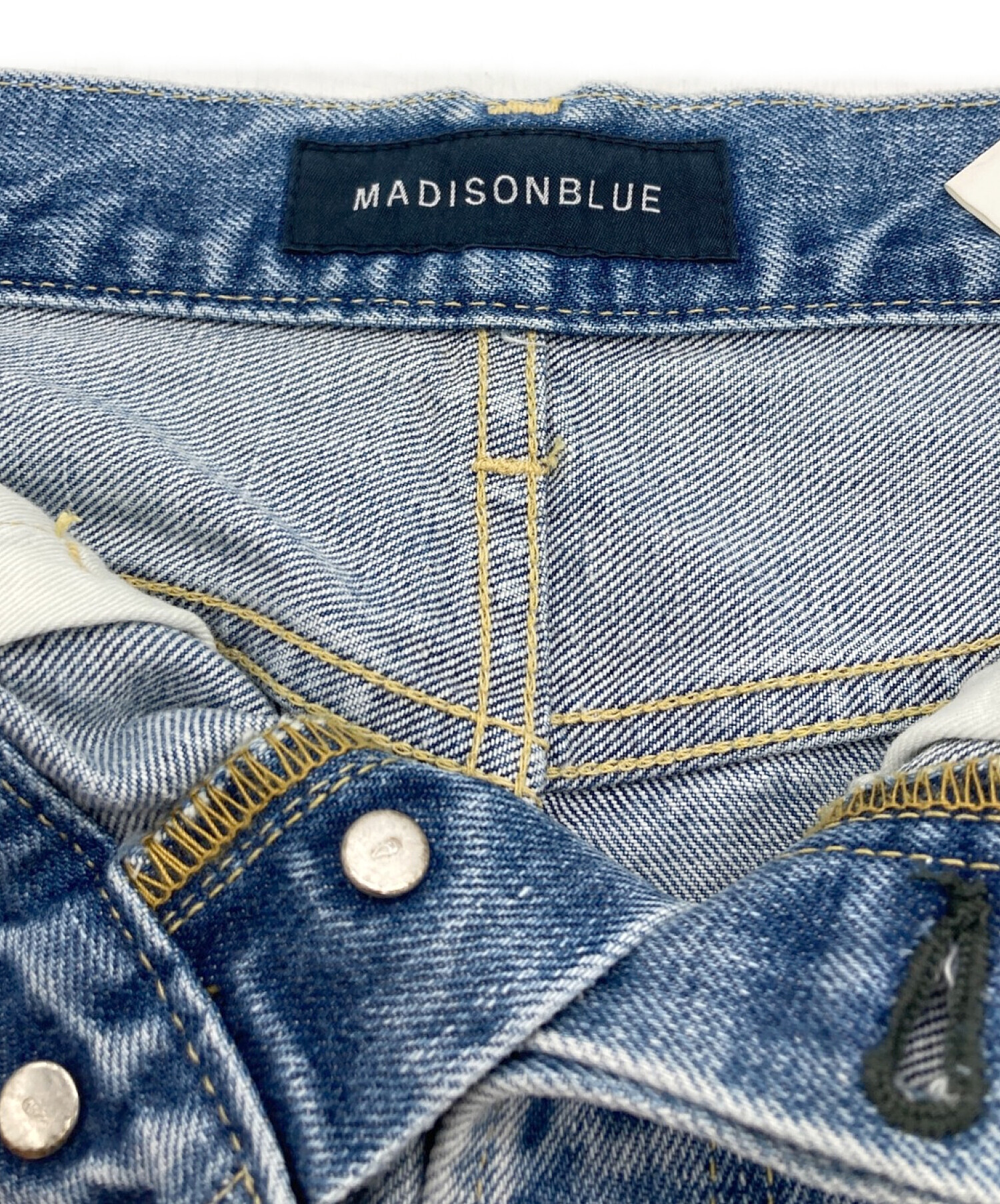 MADISON BLUE (マディソンブルー) TAPERED DENIM ブルー サイズ:XS