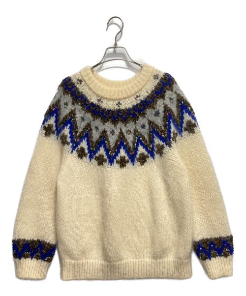 中古・古着通販】Coohem (コーヘン) MOHAIR NORDIC KNIT P/O