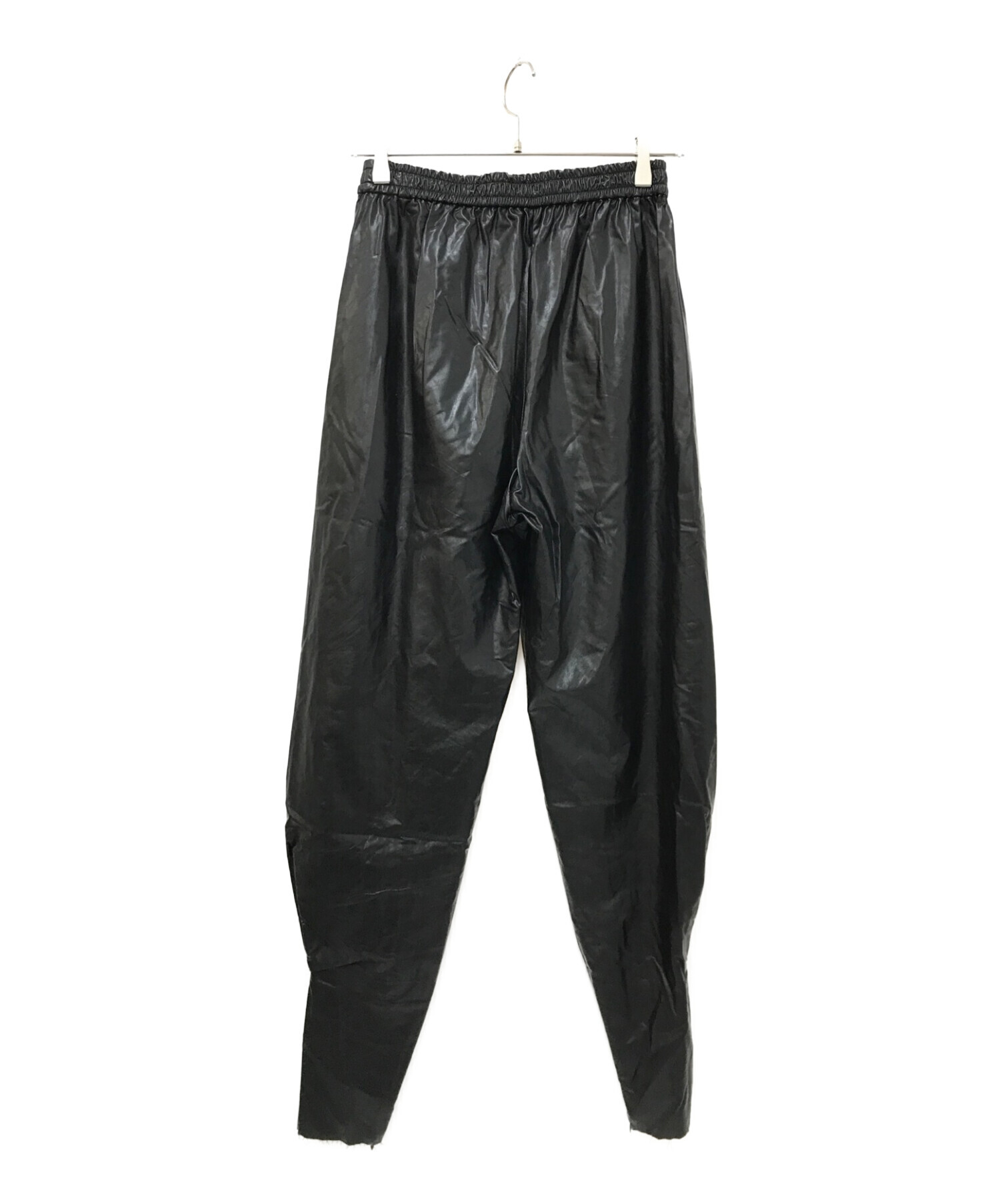 CITYSHOP (シティショップ) FAUX LEATHER パンツ ブラック サイズ:F