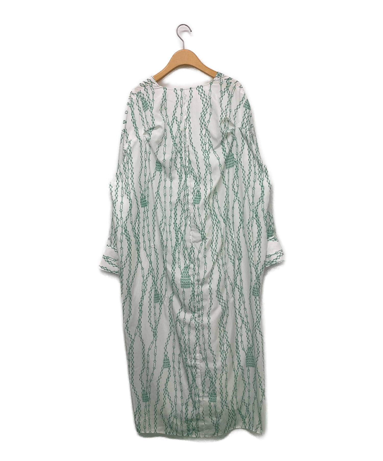 中古・古着通販】IRENE (アイレネ) Line Drawing Print Shirt Dress 