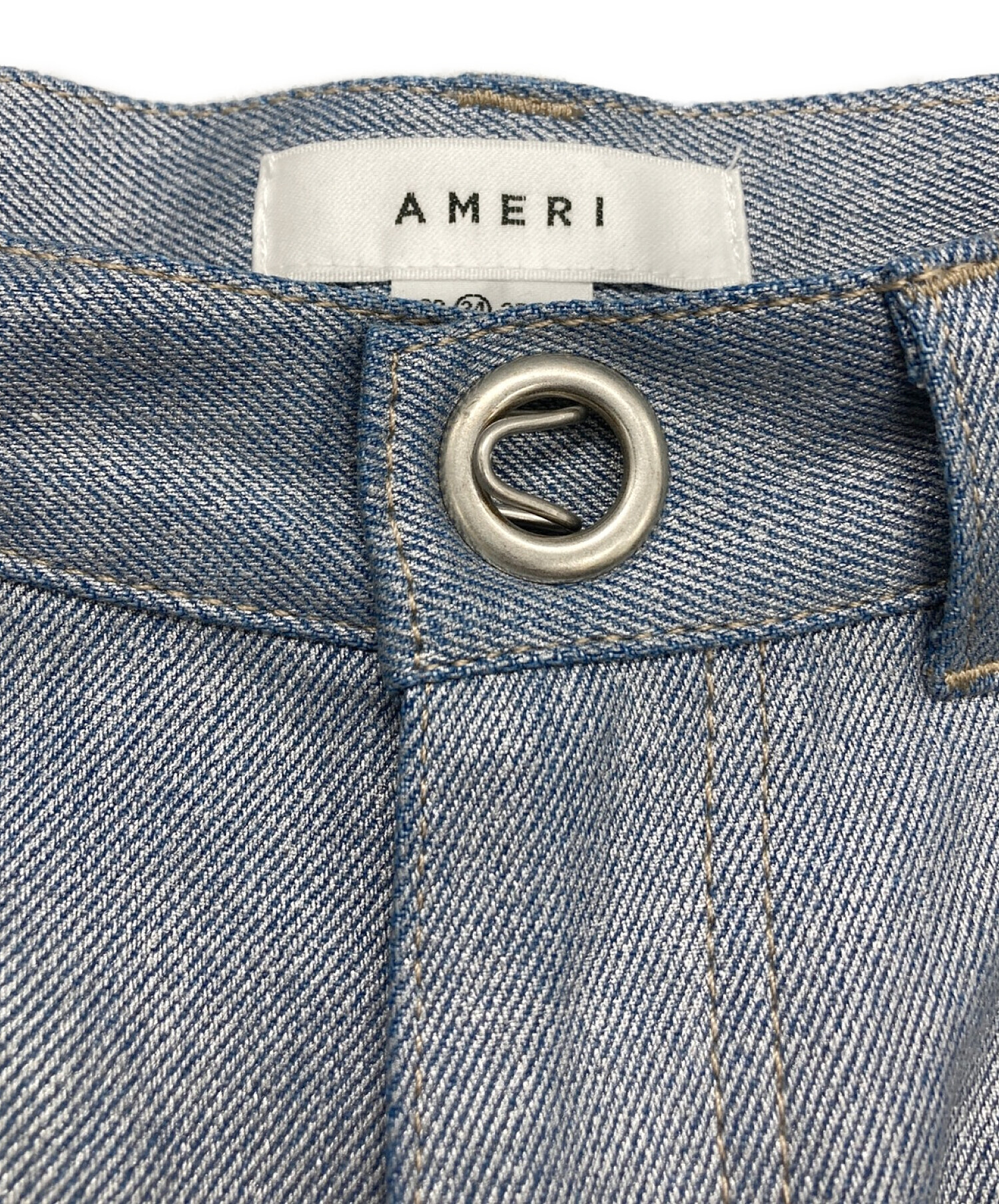 中古・古着通販】Ameri (アメリ) LONG STRAIGHT FOIL DENIM