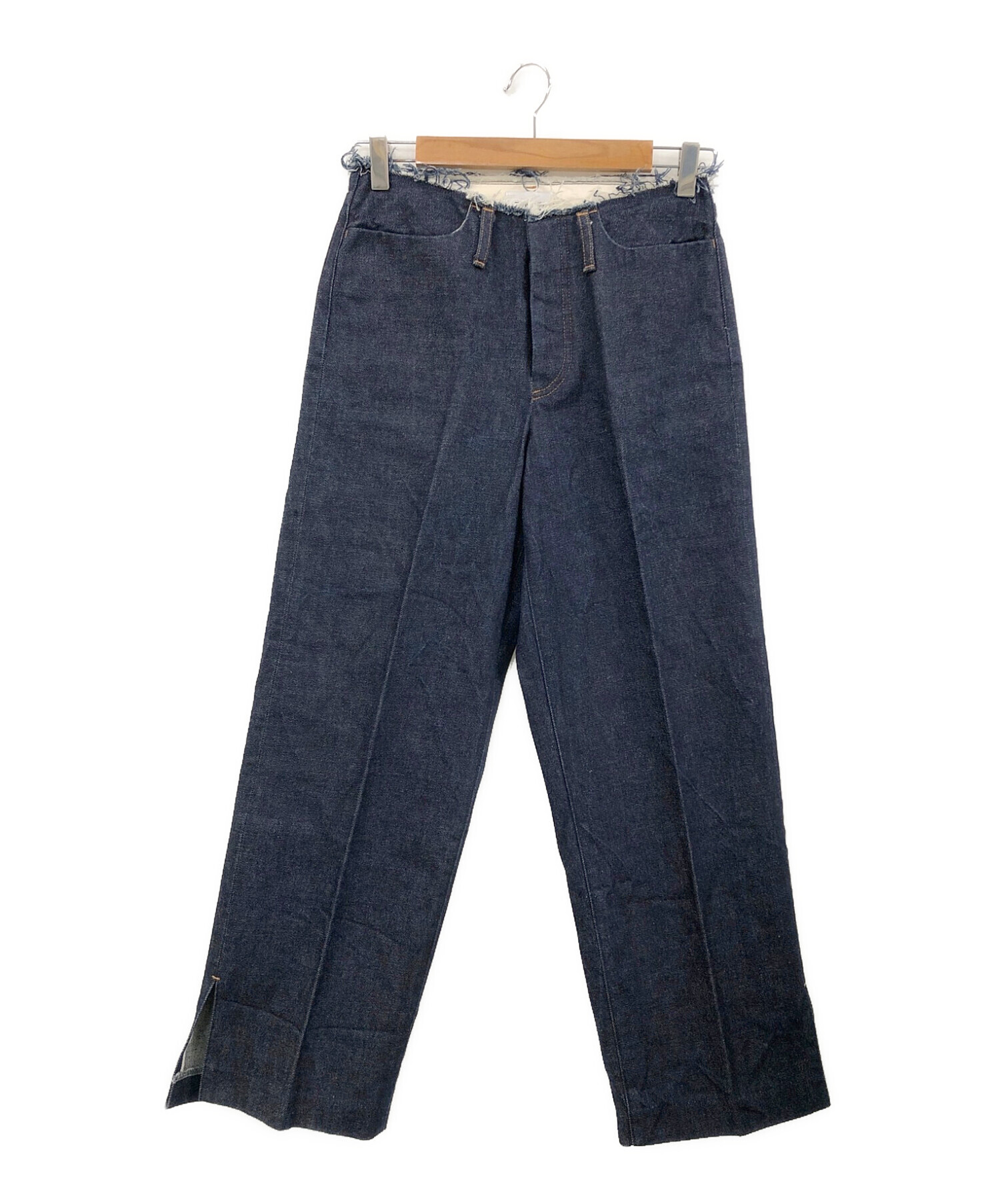 中古・古着通販】TANAKA (タナカ) UNFINISHED JEAN TROUSERS