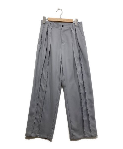 中古・古着通販】SHAREEF (シャリーフ) DOUBLE CLOTH WIDE PANTS ライトグレー サイズ:1｜ブランド・古着通販  トレファク公式【TREFAC FASHION】スマホサイト