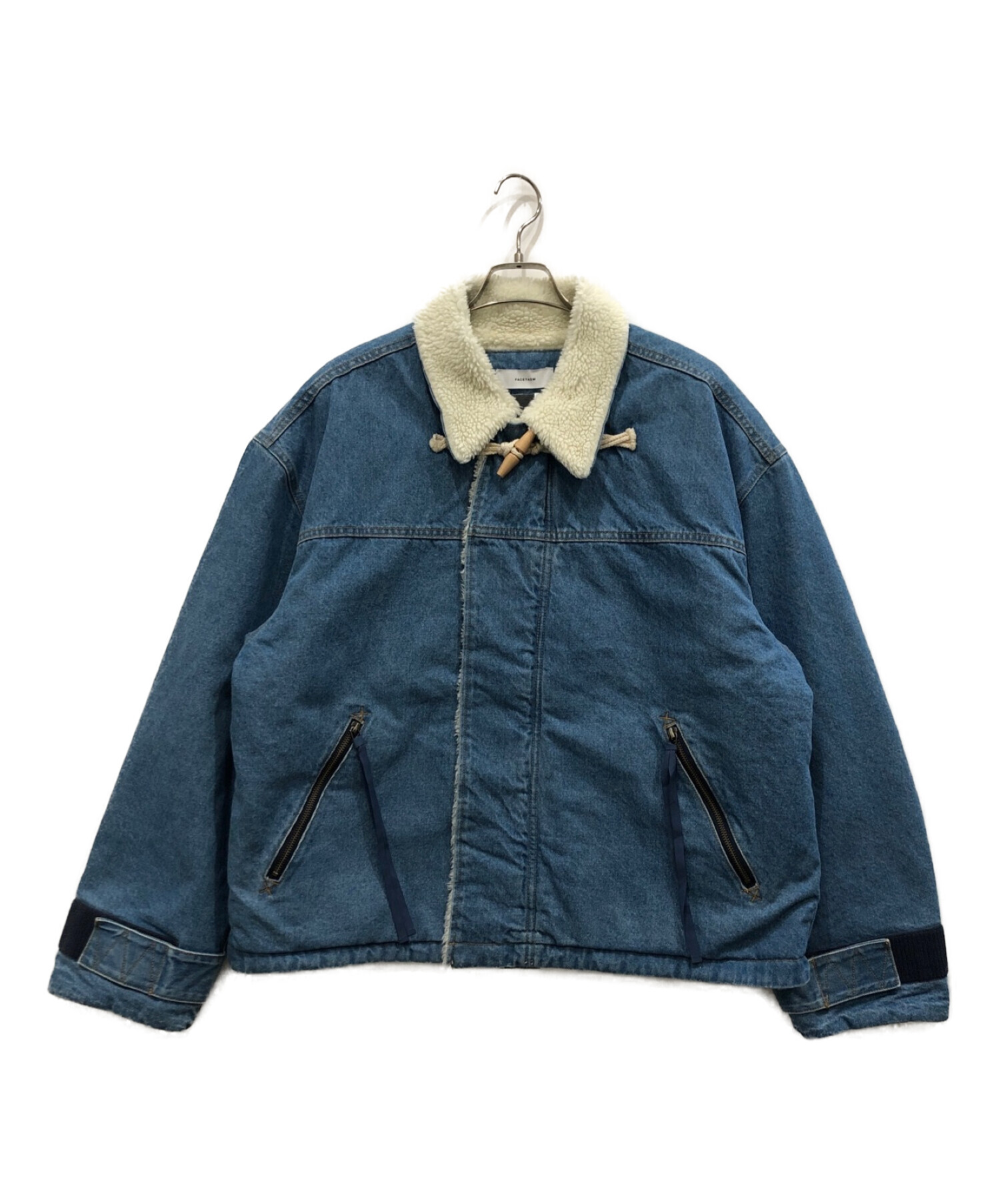 中古・古着通販】FACETASM (ファセッタズム) SHERPA DENIM JACKET