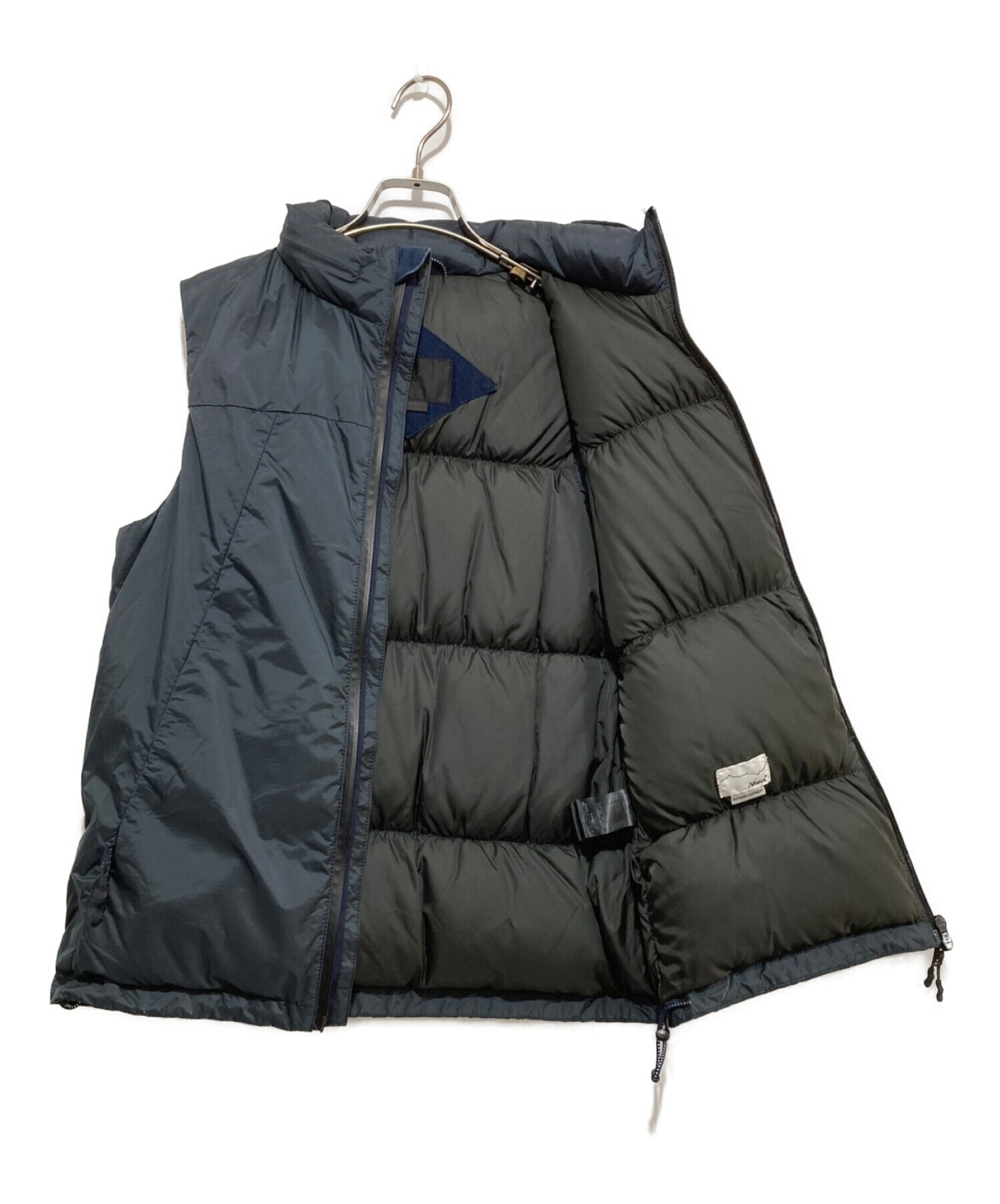 NANGA (ナンガ) URBAN RESEARCH ID (アーバンリサーチアイディー) AURORA 3LAYER DOWN VEST /  オーロラ 3レイヤー ダウン ベスト ネイビー サイズ:S