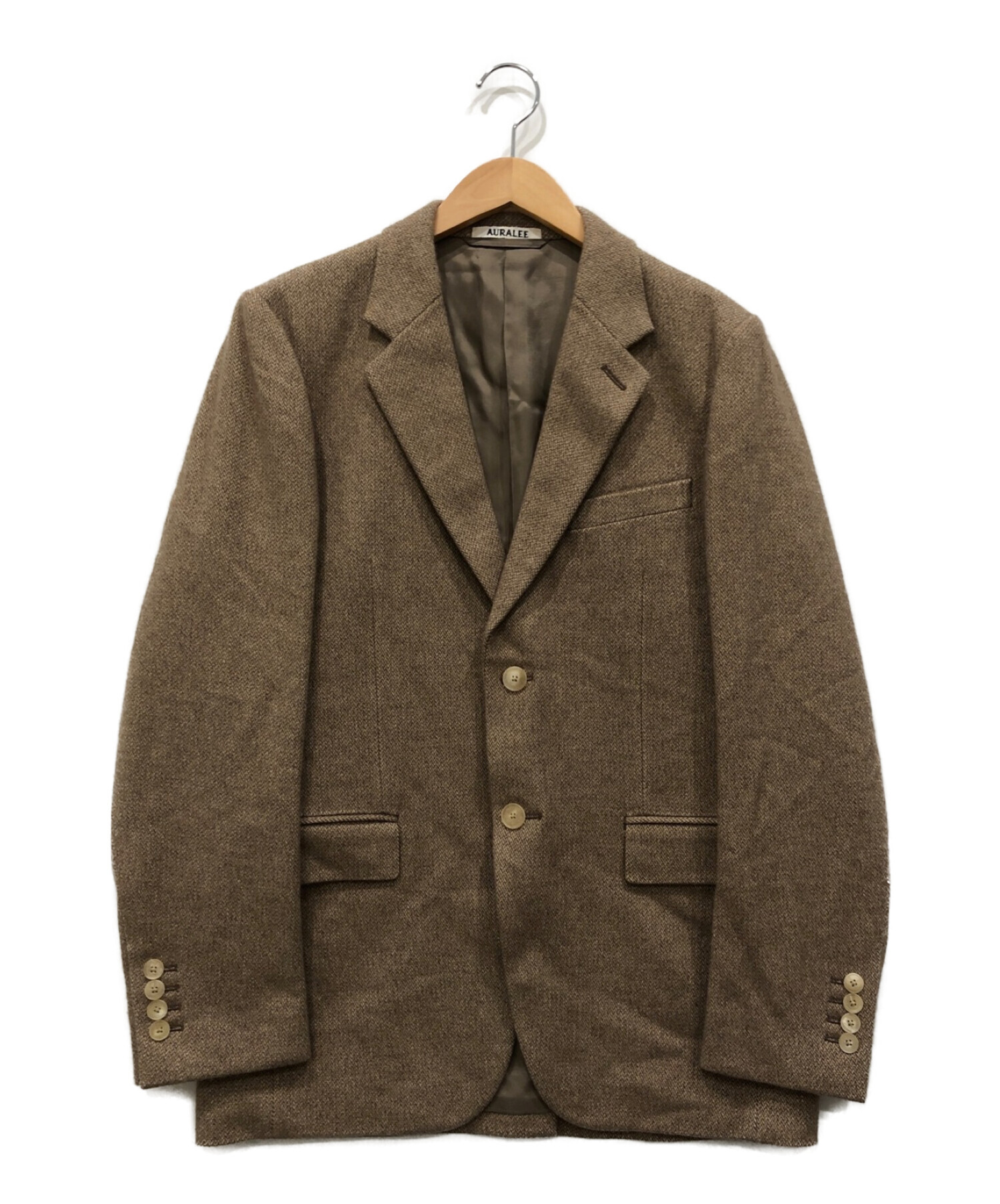 中古・古着通販】AURALEE (オーラリー) ORGANIC C/C/W TWEED JACKET ...