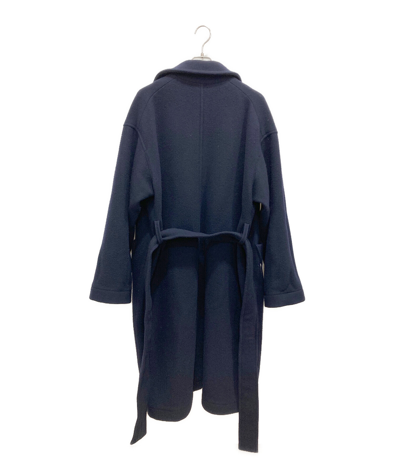 中古・古着通販】ATHA (アタ) DOUBLE MELTON MAXI COAT ネイビー ...