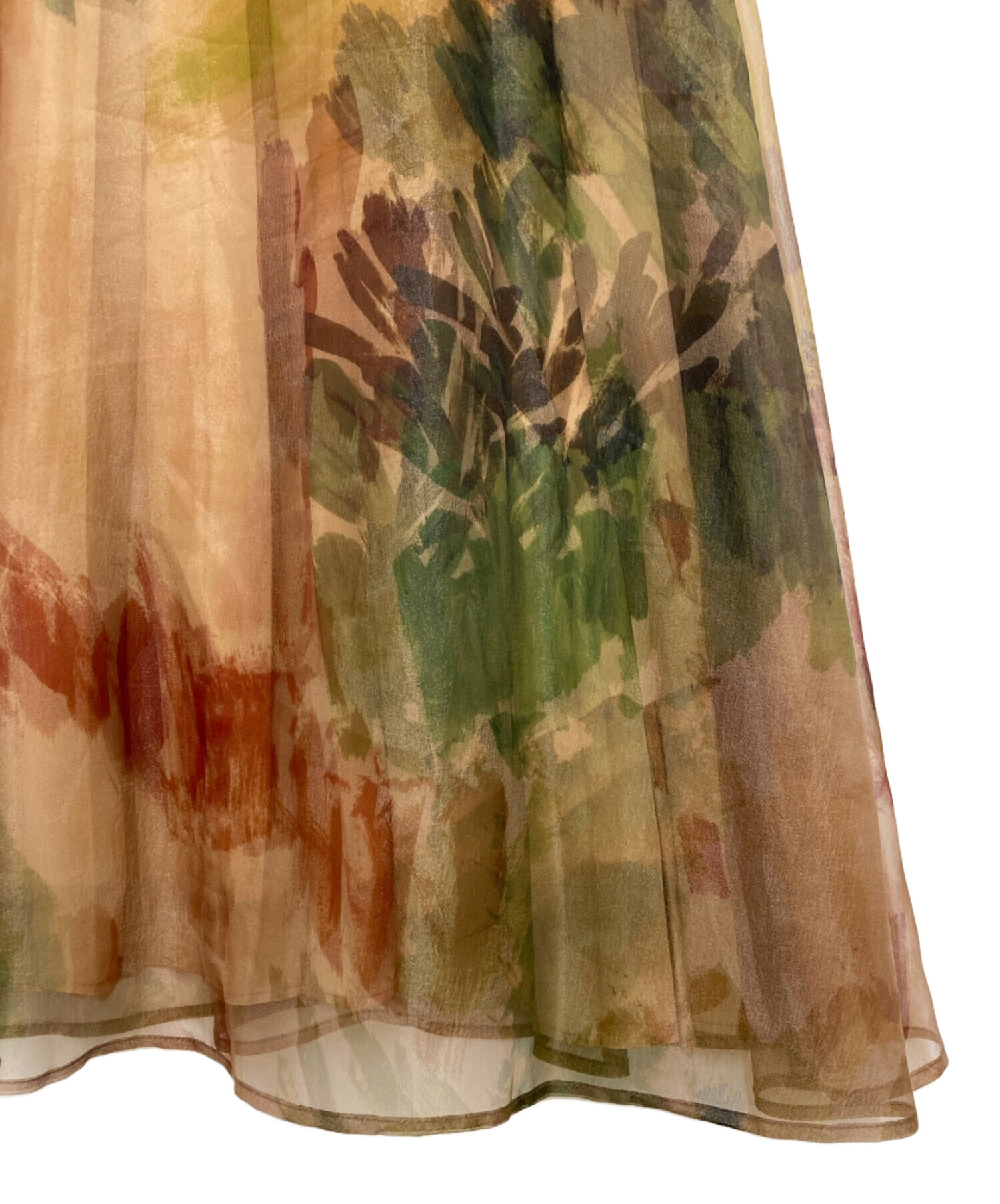 AMERI UND WILLOW PAINT PLEATS SKIRT sqmnb-m53238522056 | icofa.com