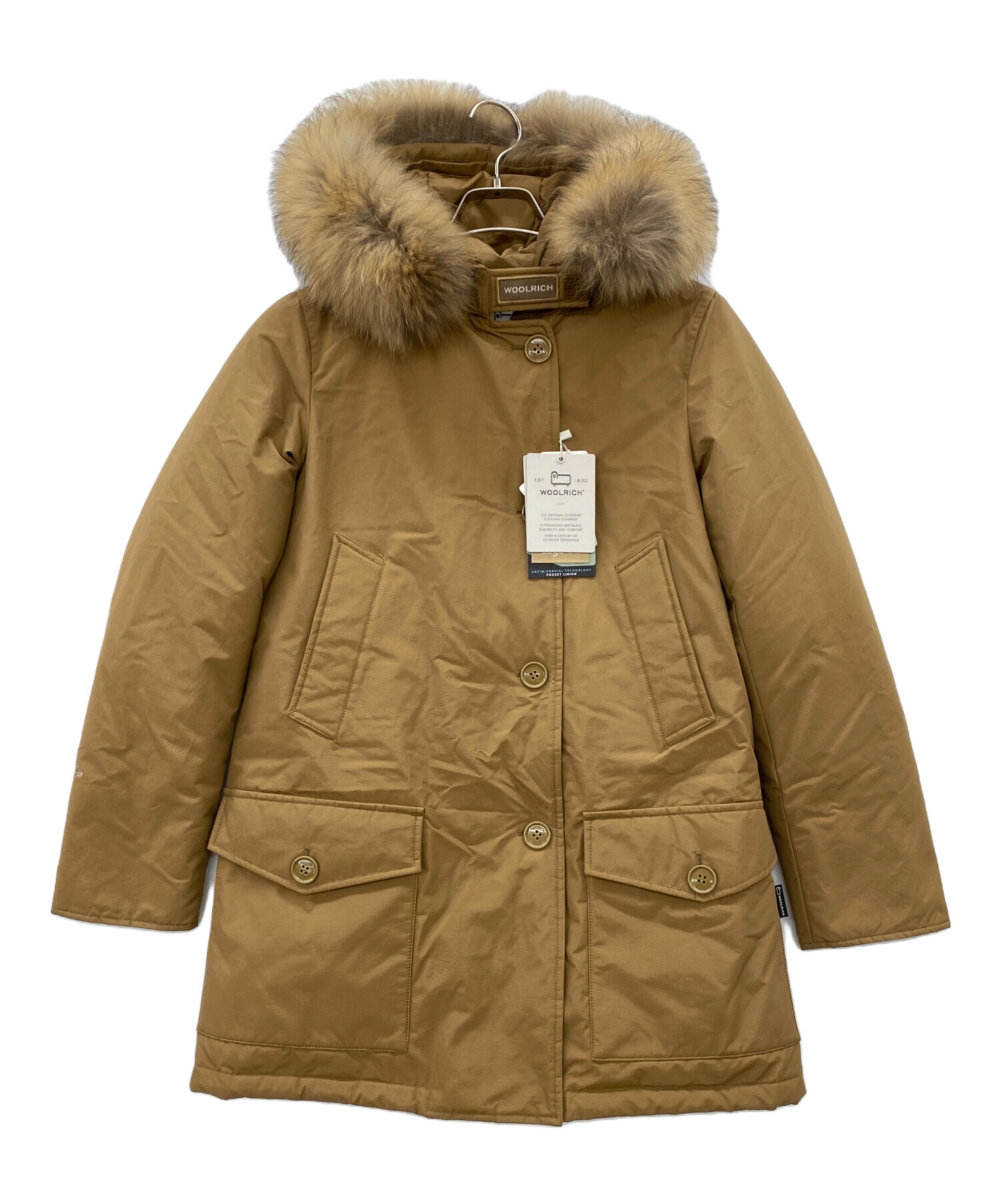 中古・古着通販】WOOLRICH (ウールリッチ) ARCTIC DETACHABLE FUR PARKA(アークティック デタッチャブル ファーパーカ)  ブラウン サイズ:Ｓ 未使用品｜ブランド・古着通販 トレファク公式【TREFAC FASHION】スマホサイト