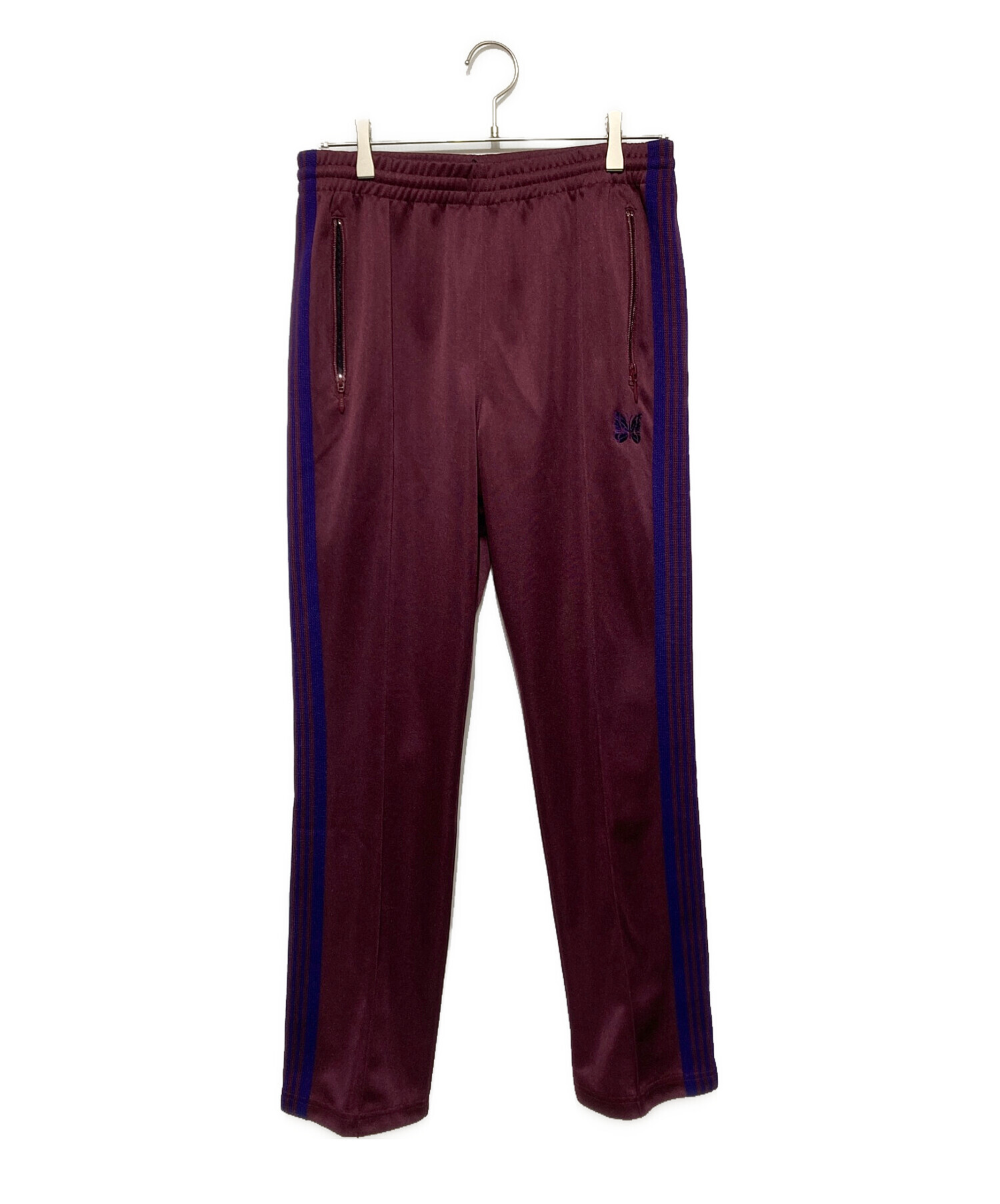 Needles (ニードルズ) Narrow Track Pant ワインレッド サイズ:S