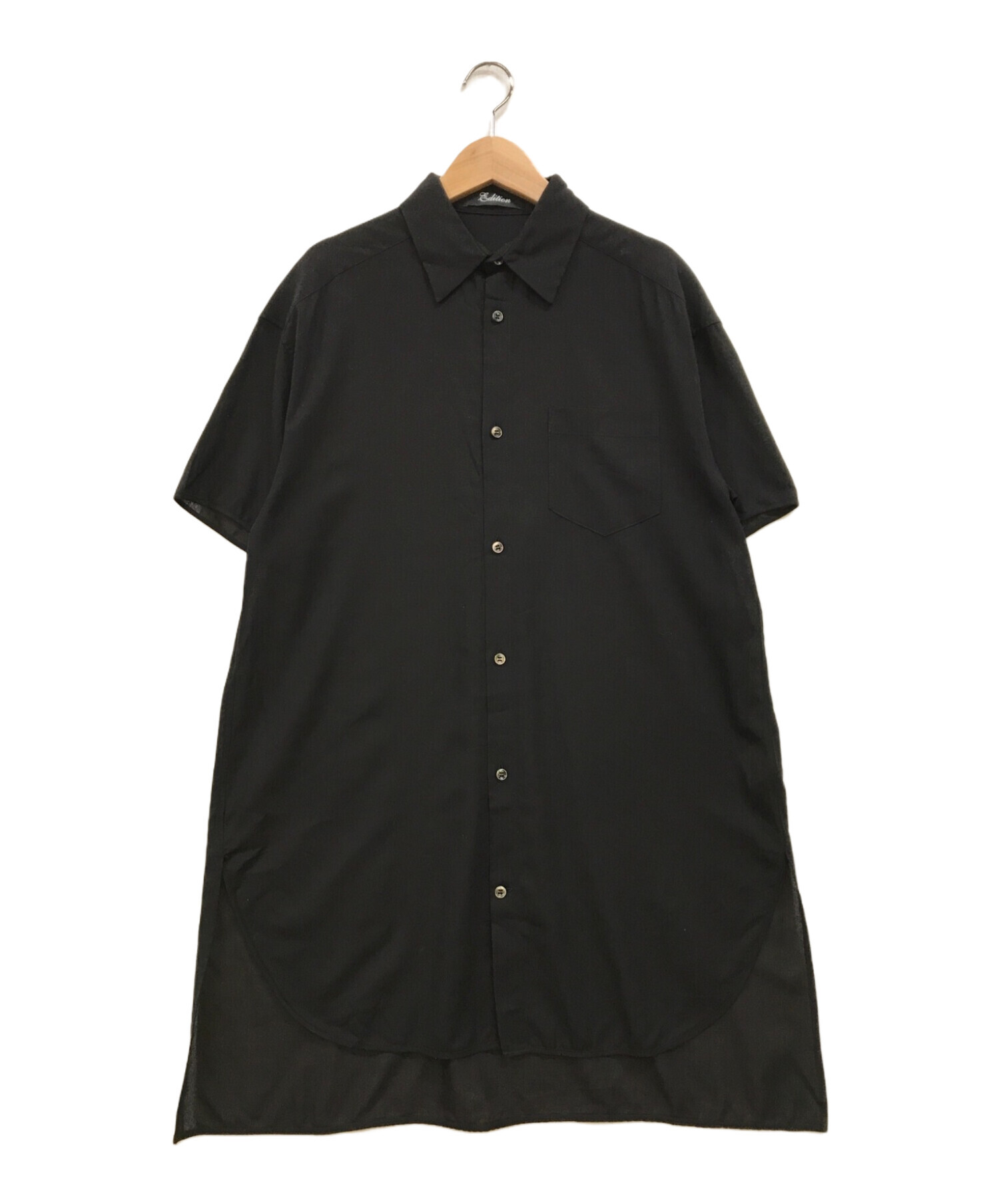 【新品未使用タグ付】SISE / ハーフスリーブロングシャツシャツ
