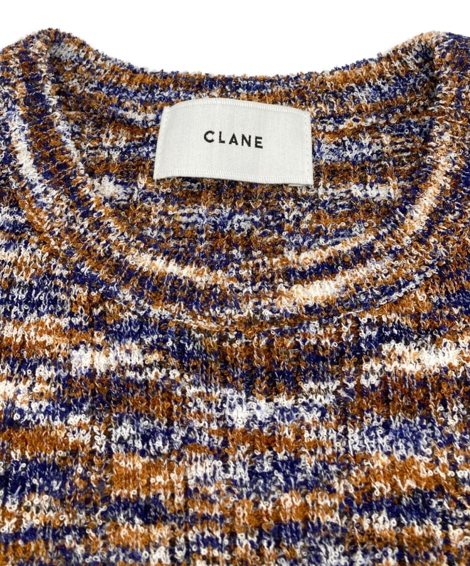 中古・古着通販】CLANE (クラネ) センタースリットノースリーブニット