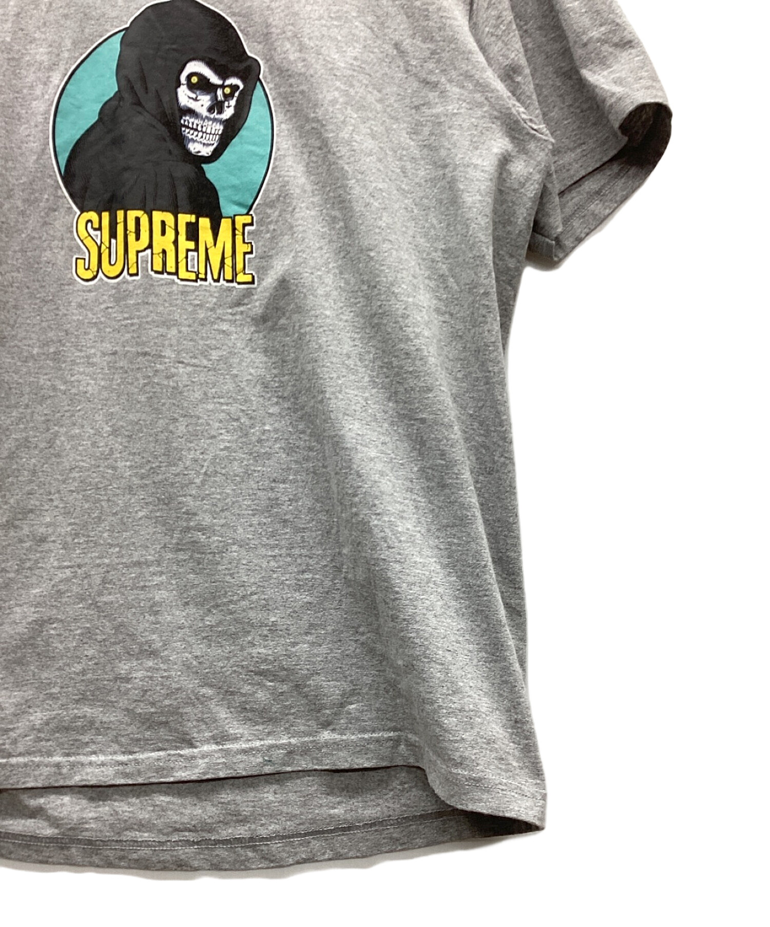 SUPREME (シュプリーム) プリントTシャツ/ Reaper Tee グレー サイズ:M