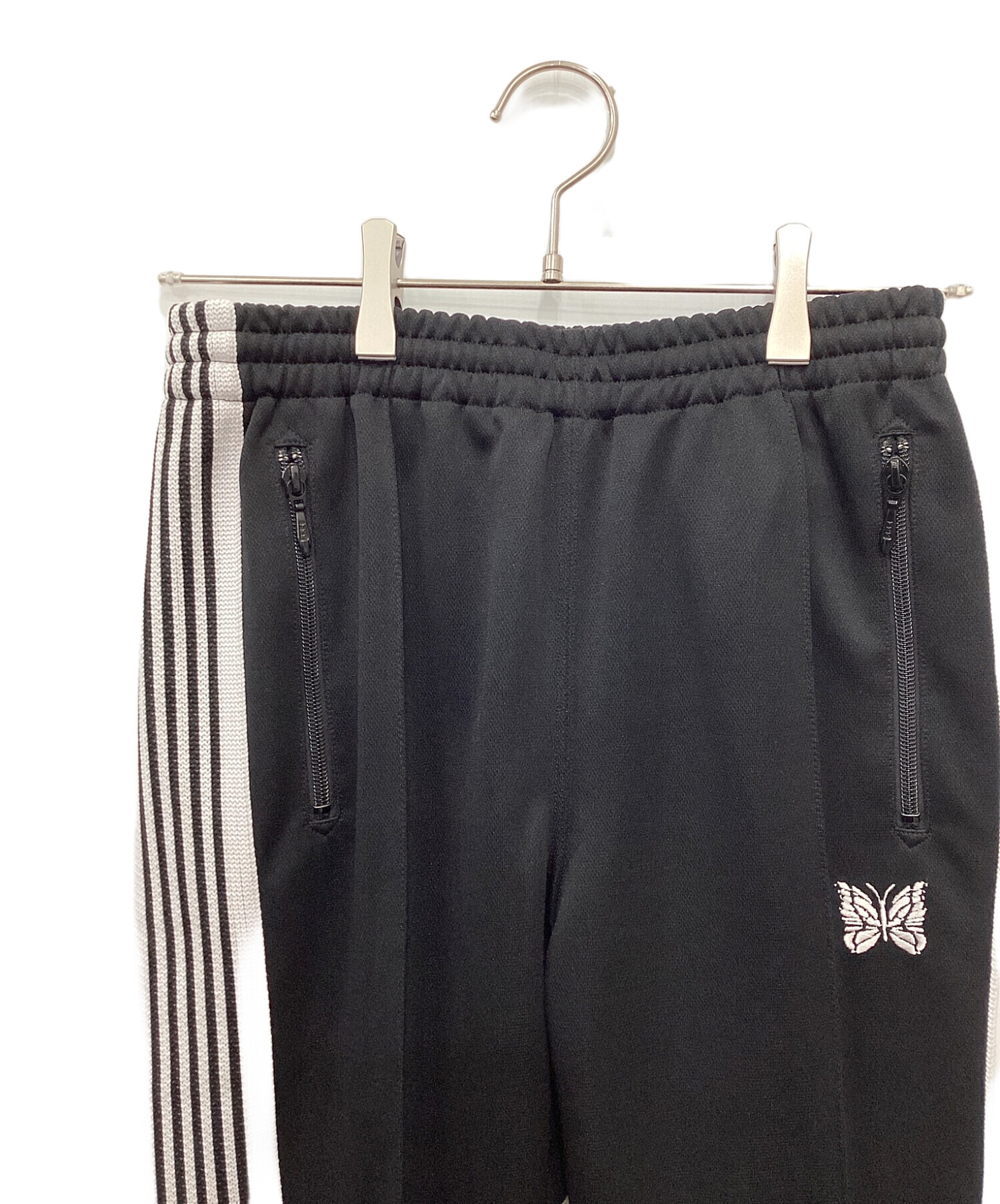 Needles (ニードルズ) FREAK'S STORE (フリークスストア) NARROW TRACK PANT ナロー トラックパンツ ブラック  サイズ:XS