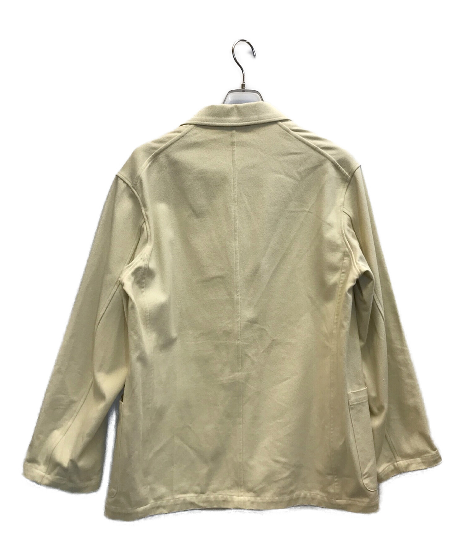 AURALEE (オーラリー) LOOSE TWILL OVER JACKET コットンツイル2Bジャケット ベージュ サイズ:3