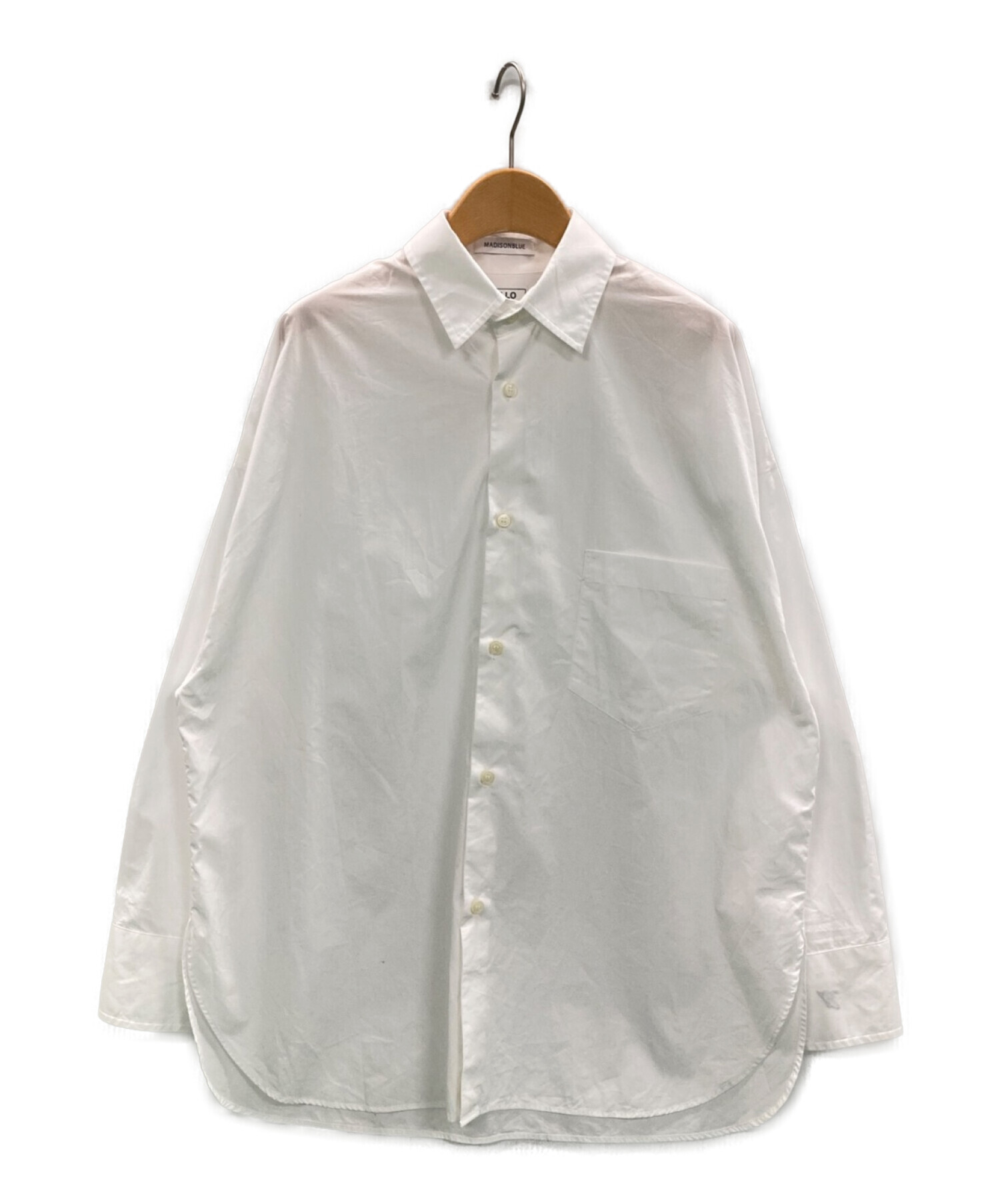 MADISON BLUE (マディソンブルー) J.BRADLEY LONGSLEEVE SHIRT ホワイト サイズ:S