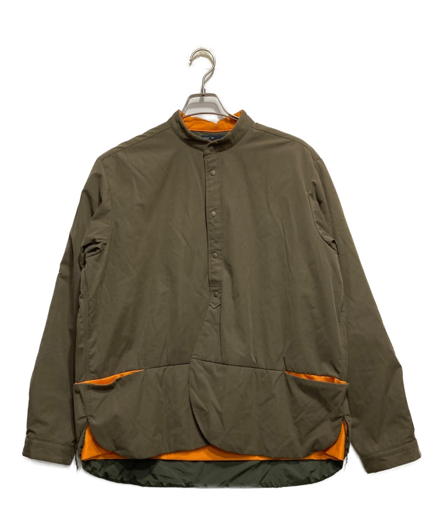 meanswhile (ミーンズワイル) Peach Cloth Thinsulate jacket カーキ サイズ:4