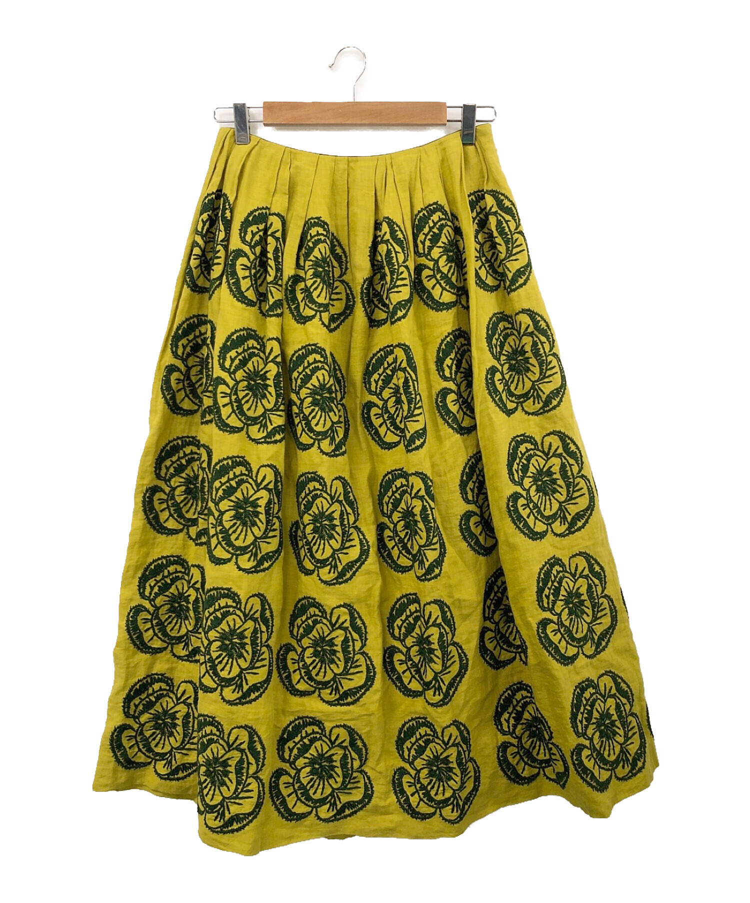 レディースミナペルホネン　スカート　刺繍