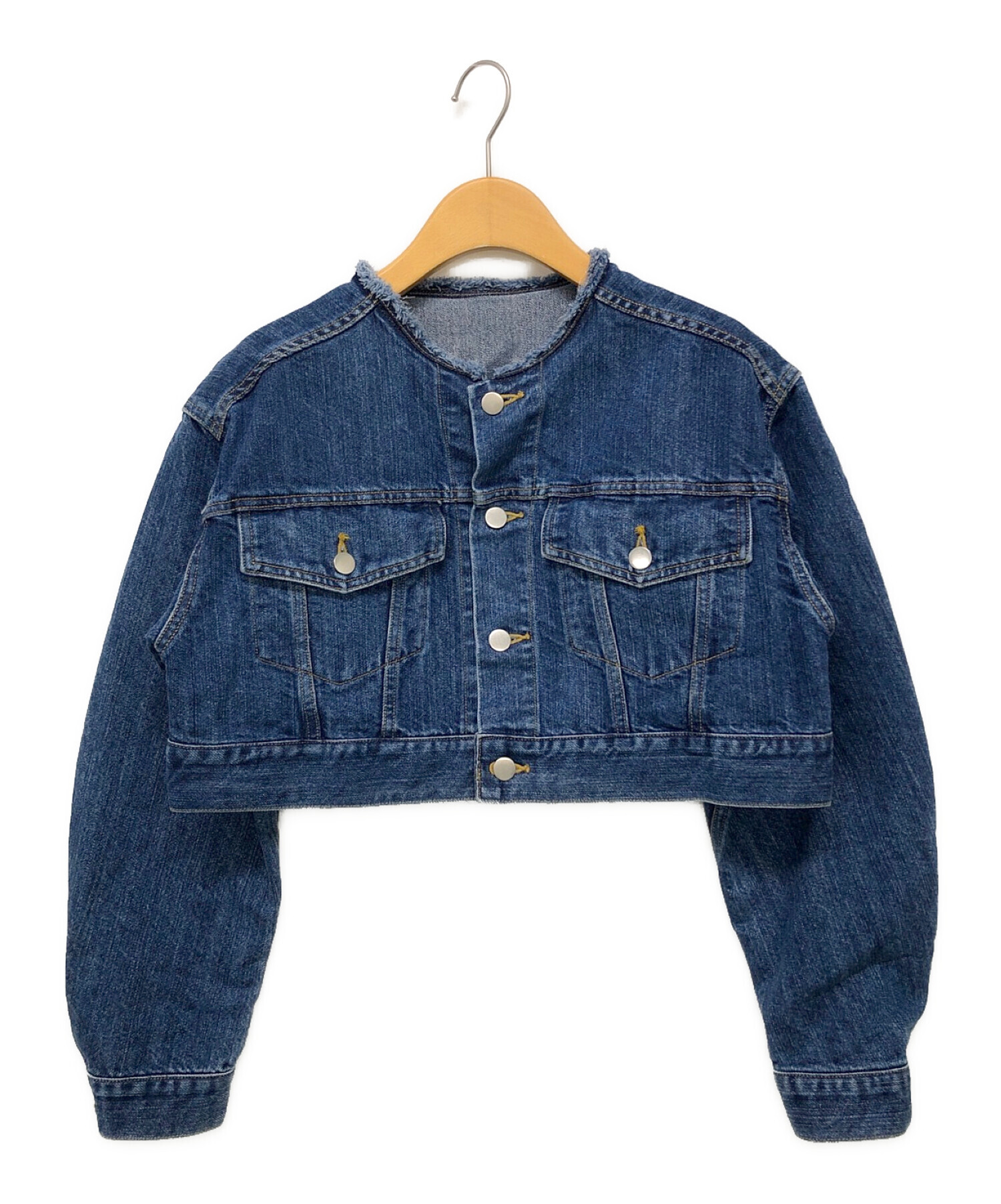 中古・古着通販】venit (ヴェニット) LAME DENIM JACKET インディゴ