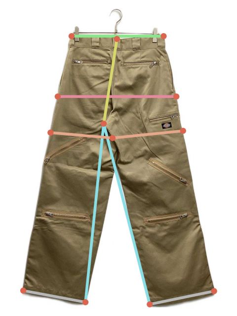 中古・古着通販】myne (マイン) Dickies (ディッキーズ) Crazy Zips Double Knee Pants ベージュ  サイズ:M｜ブランド・古着通販 トレファク公式【TREFAC FASHION】スマホサイト