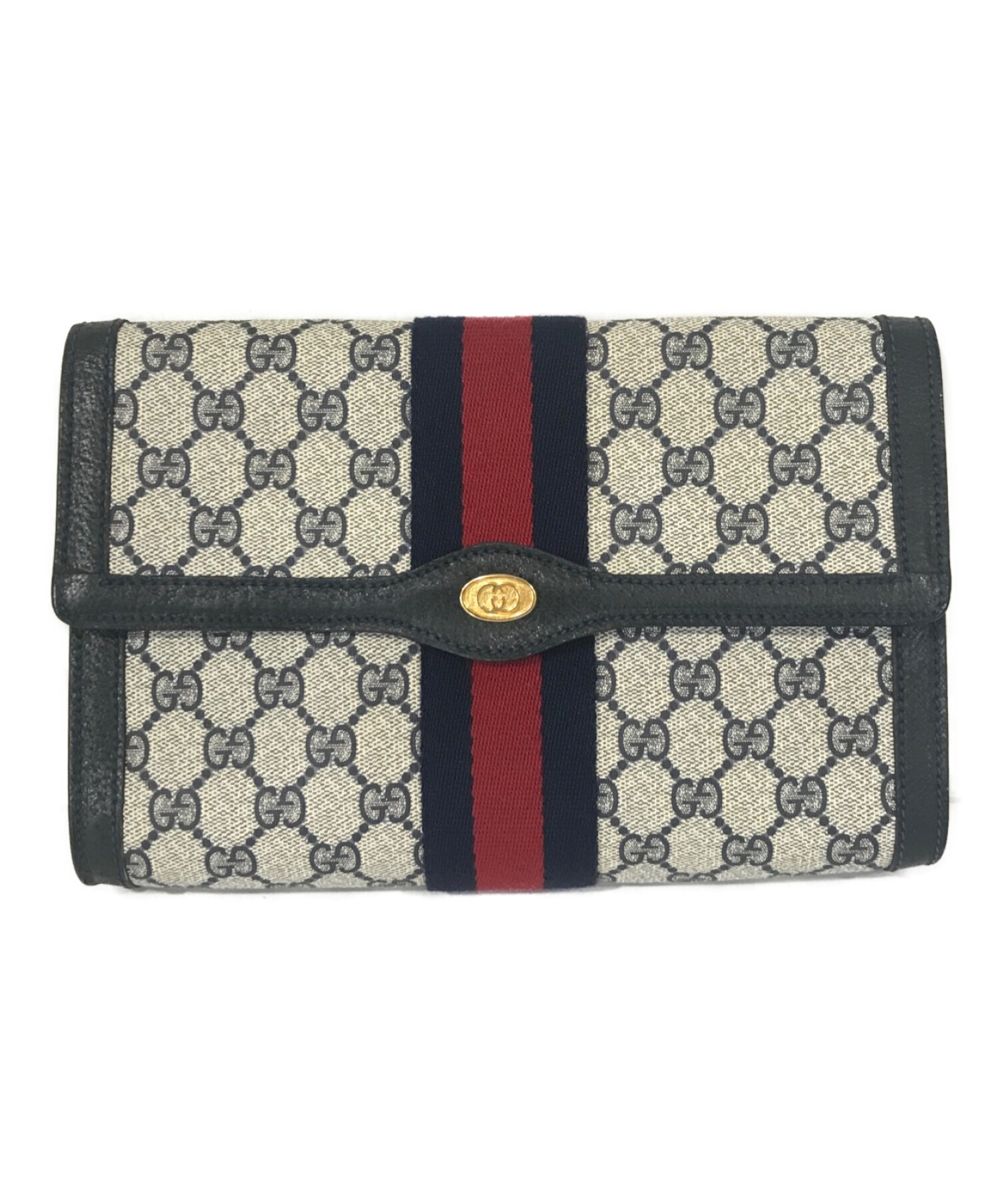 中古・古着通販】GUCCI (グッチ) シェリーラインクラッチバッグ