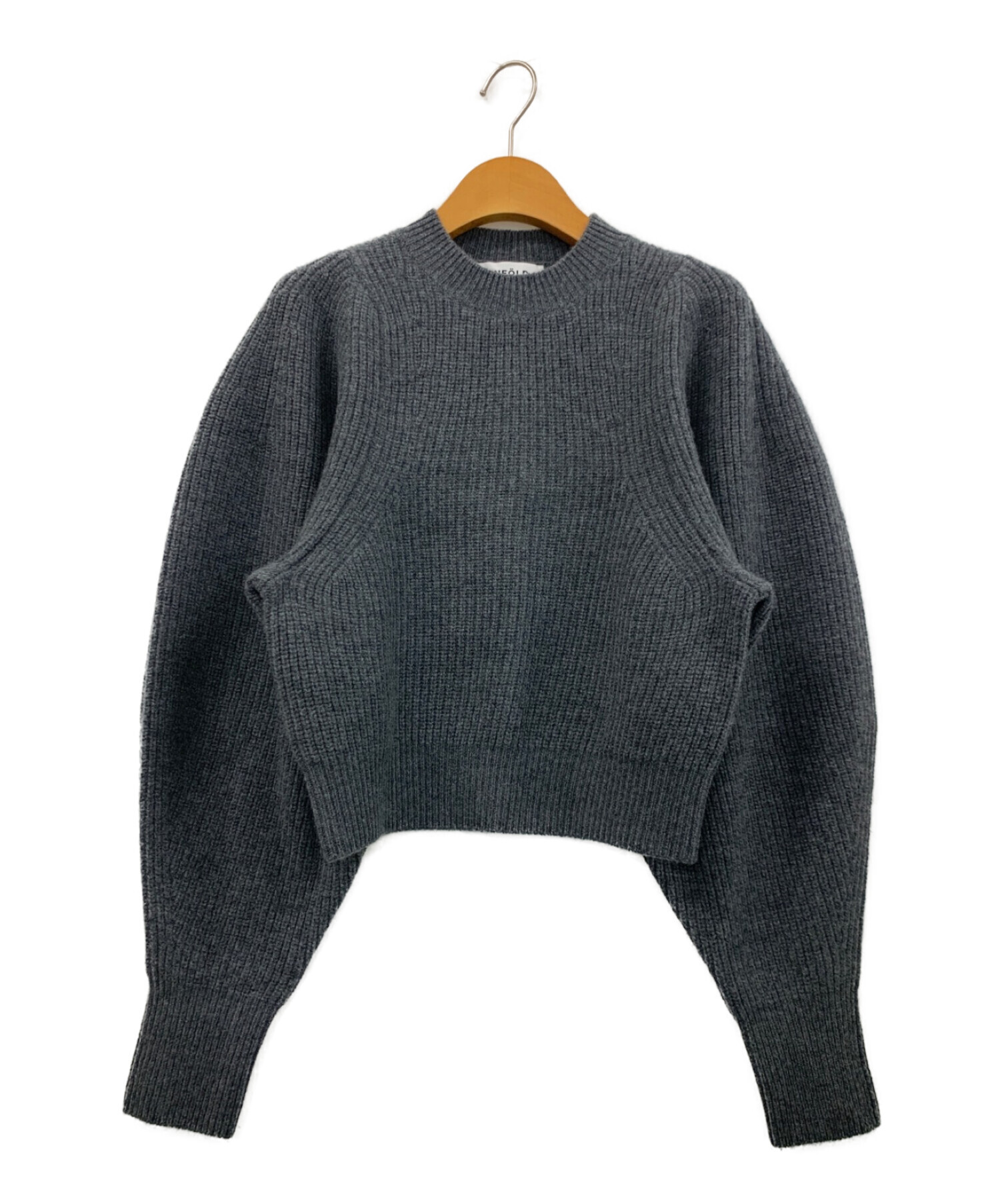 中古・古着通販】ENFOLD (エンフォルド) CROPPED WIDE ARM PULLOVER