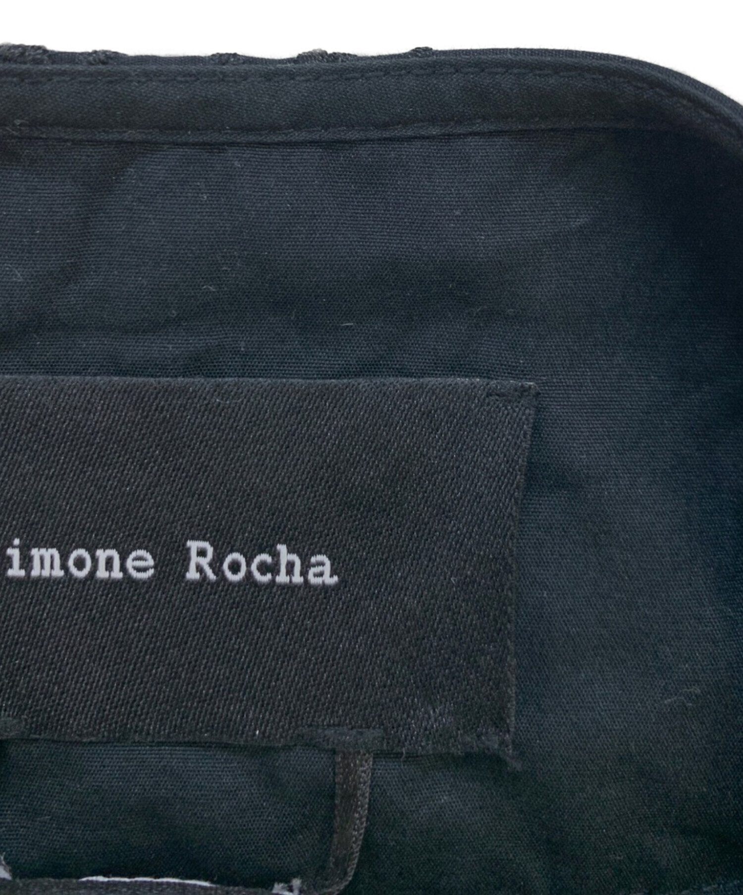 Simone Rocha (シモーネ ロシャ) ロング付け襟 ブラック サイズ:OS