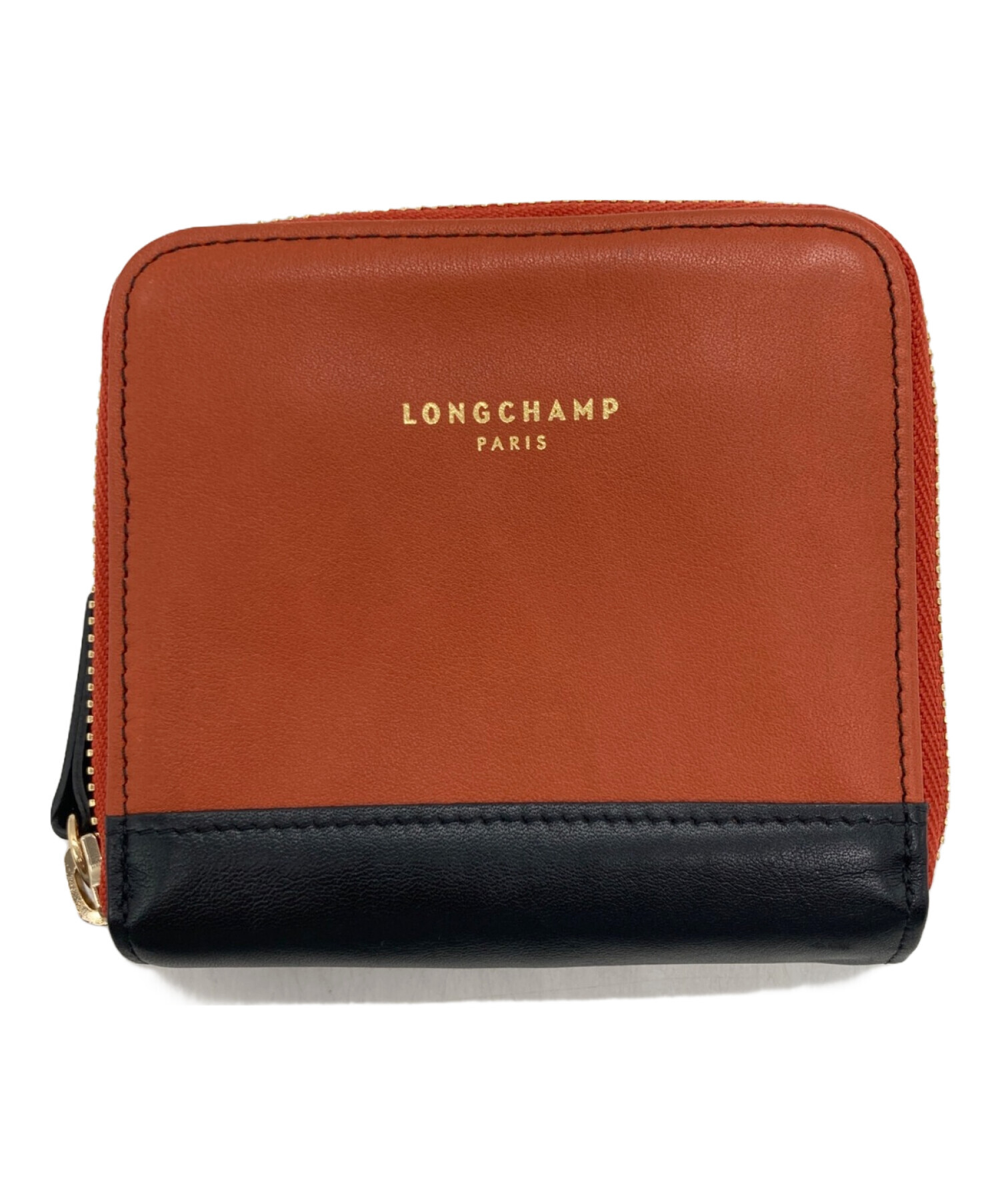 中古・古着通販】LONGCHAMP (ロングチャンプ) 2つ折り財布 オレンジ｜ブランド・古着通販 トレファク公式【TREFAC  FASHION】スマホサイト