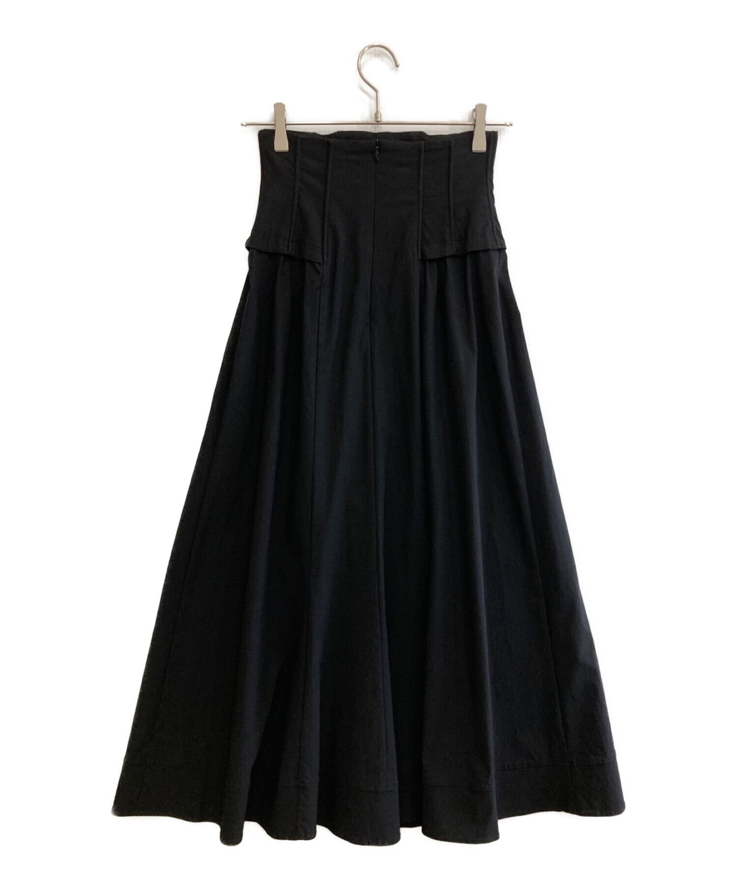 COCODEAL (ココディール) コルセットストレッチボリュームスカート ブラック サイズ:1
